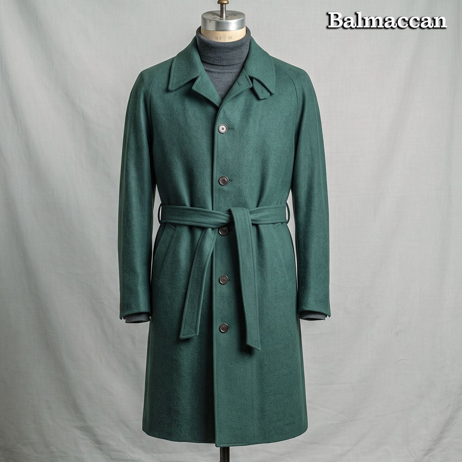 Custom Overcoats Racing Green Pure Camel Hair