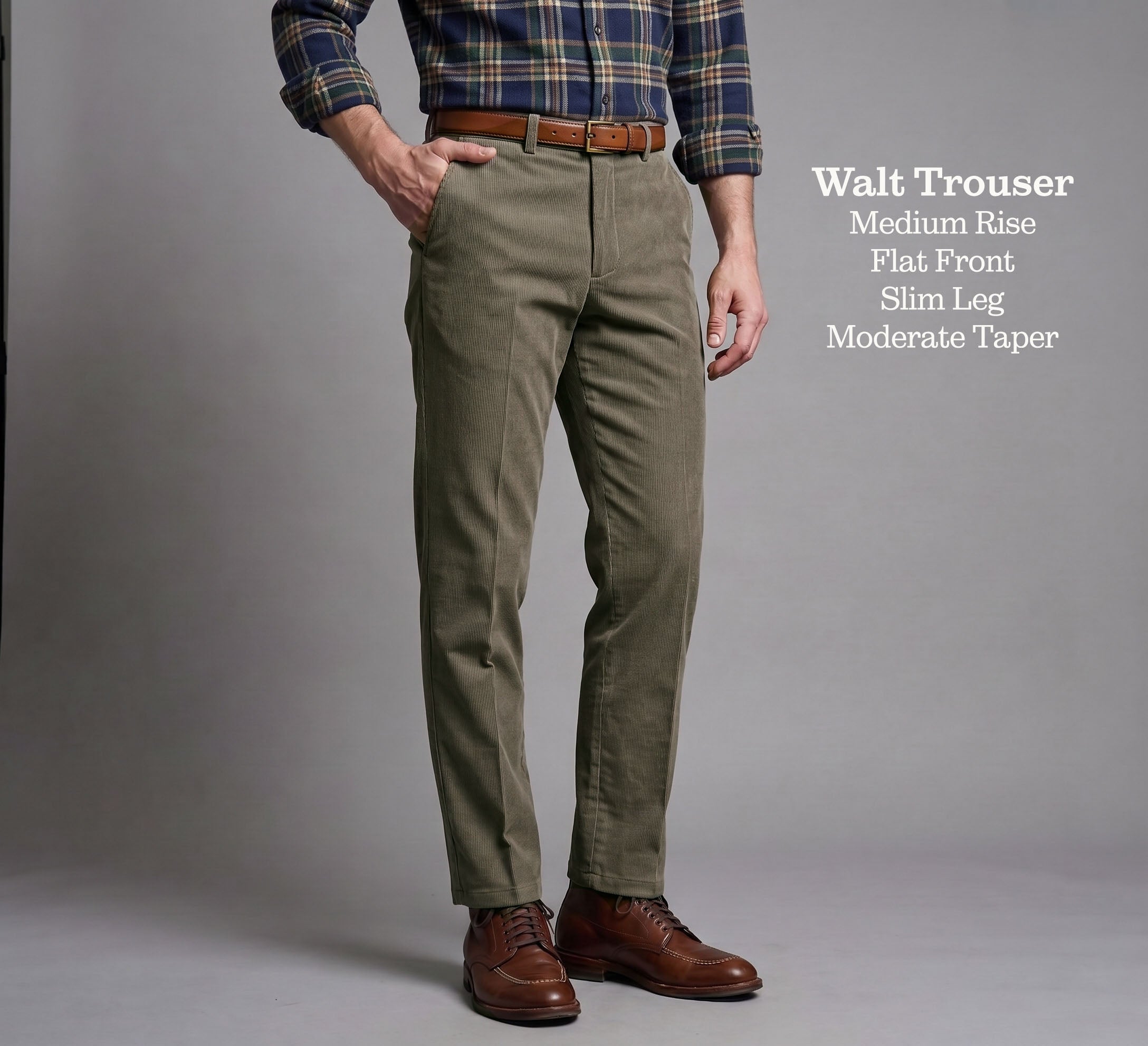 AM Custom Bedford Cord Trouser