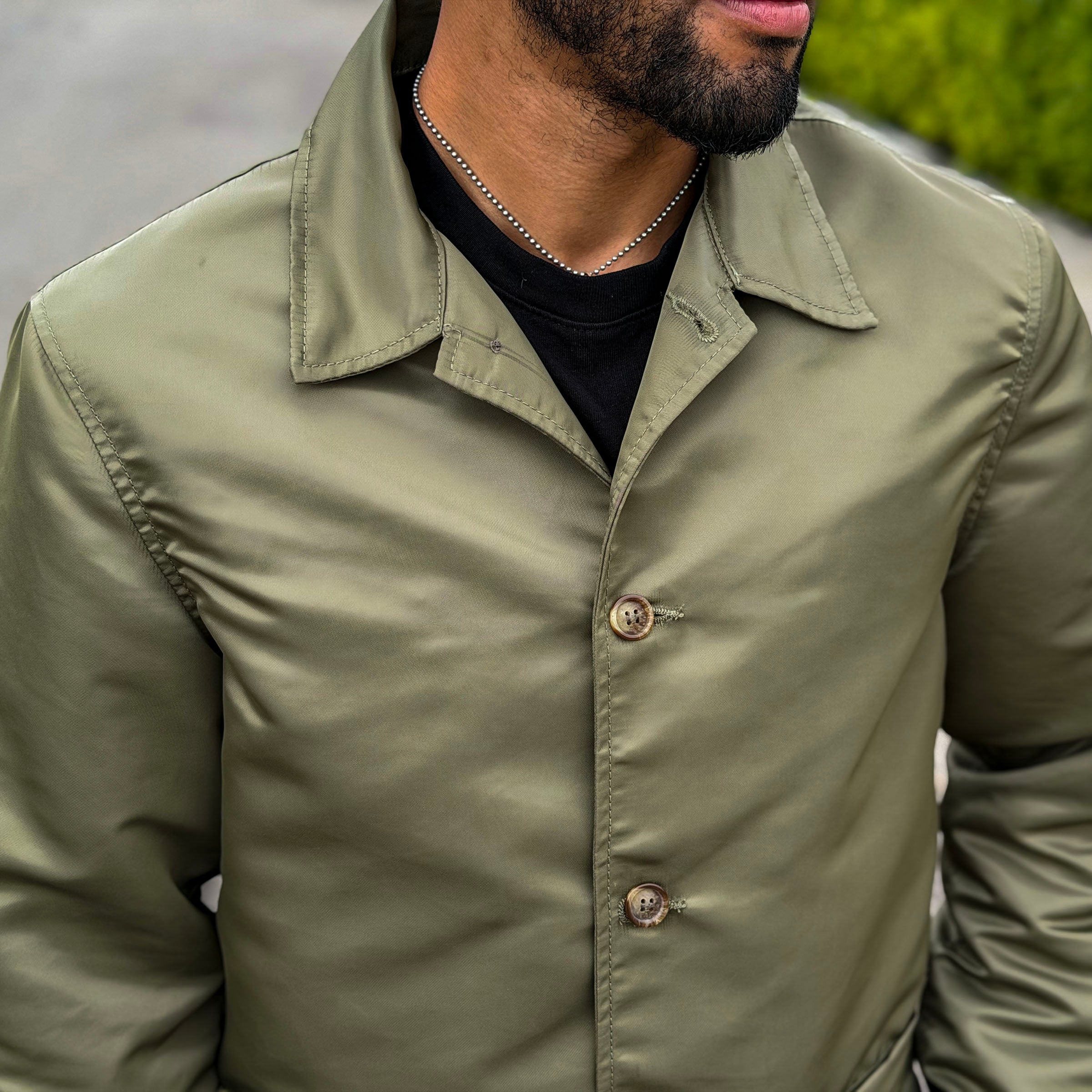 Custom Corso Jacket In Japanese Flight Satin Nylon