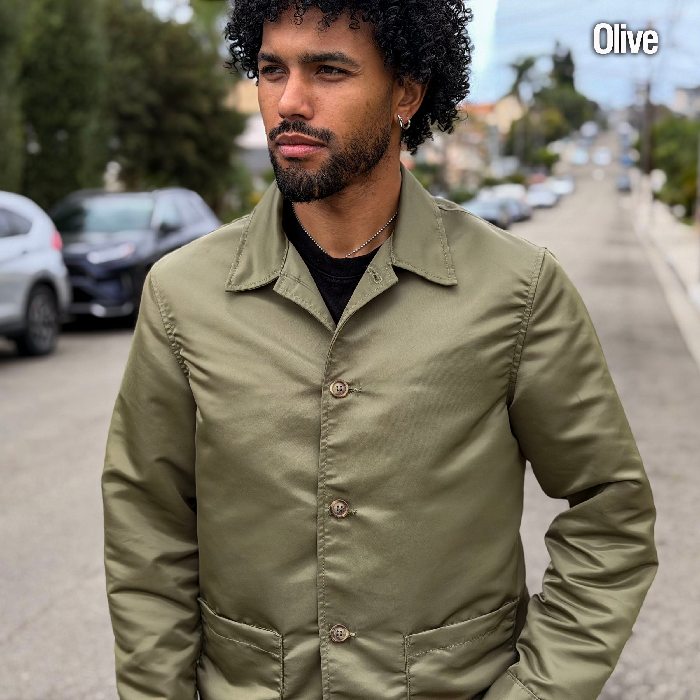 Custom Corso Jacket In Japanese Flight Satin Nylon
