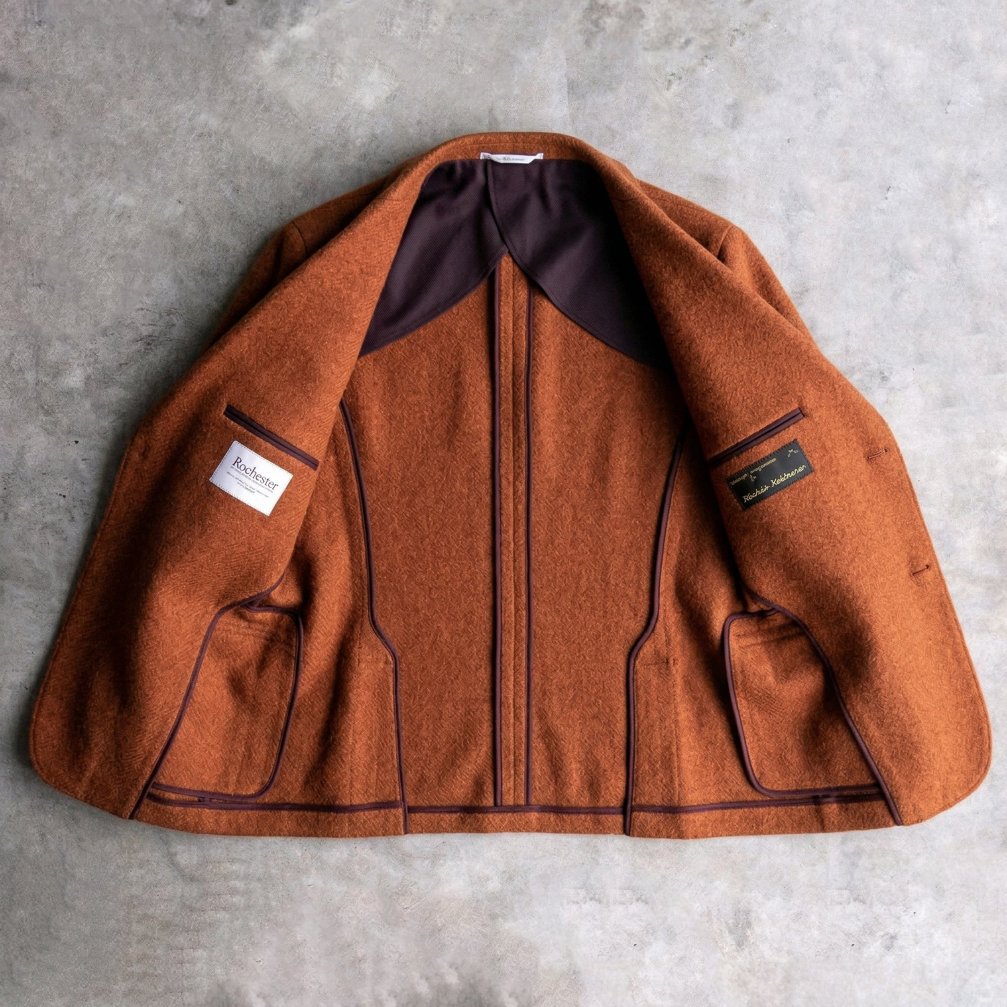 DD Custom Persimmon Harris Tweed Sportcoat