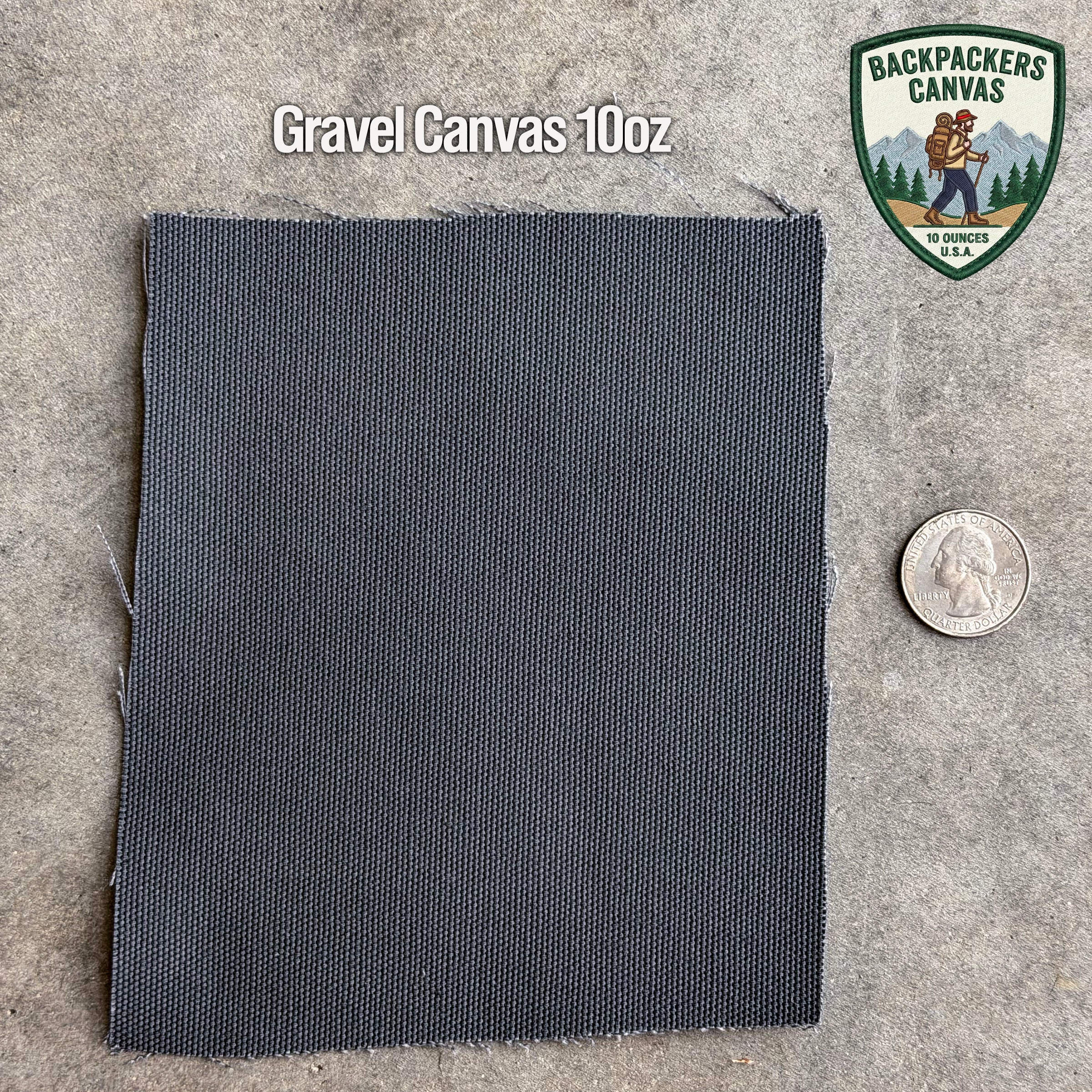 Rivet Chino Gravel 10oz Backpacker Canvas
