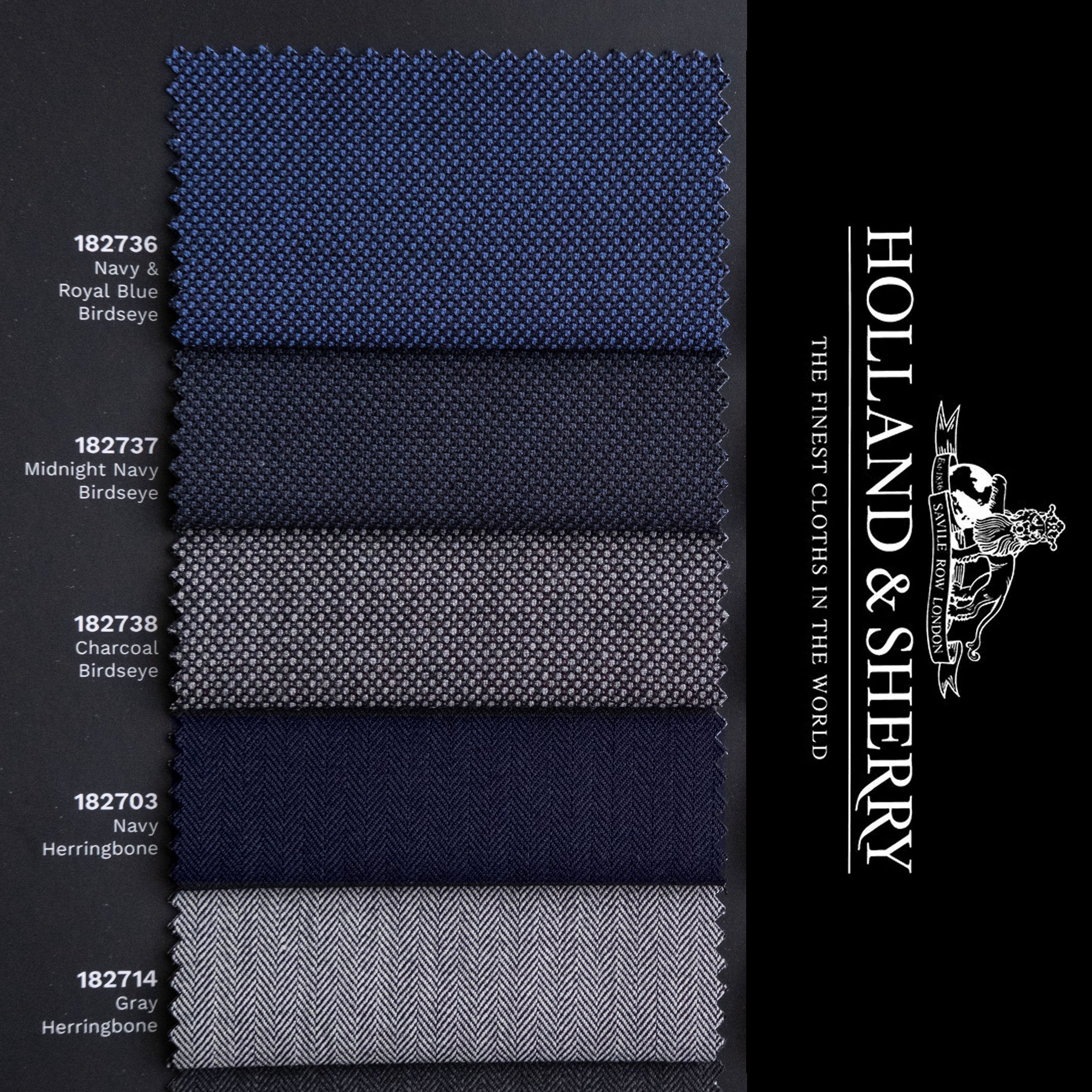Custom Trousers Holland & Sherry Super 140s