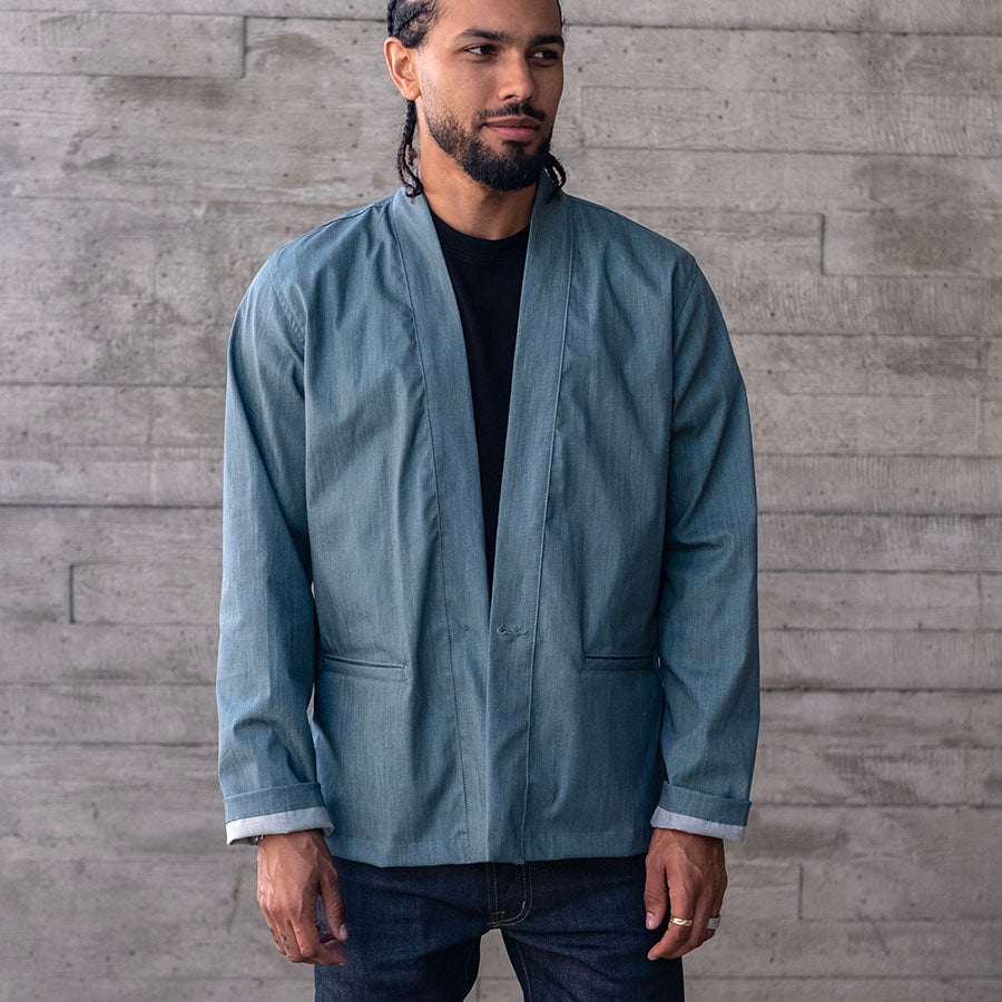 Kamigata Jacket in River Emerald 7oz Twill