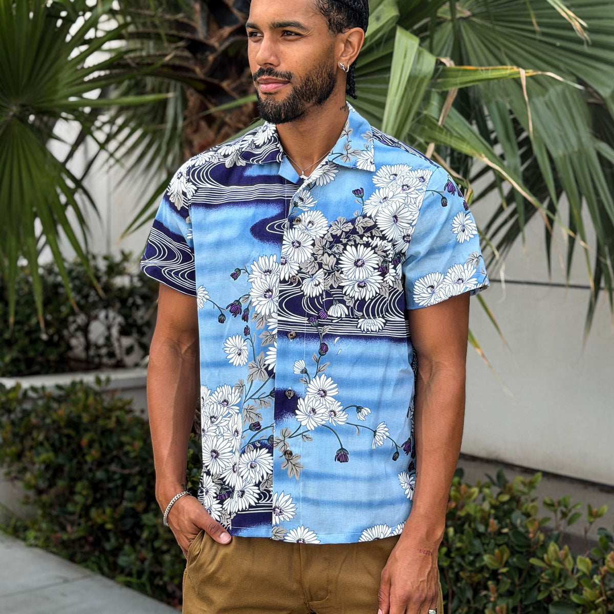 Riviera Kyoto Blooms Short Sleeve Shirt