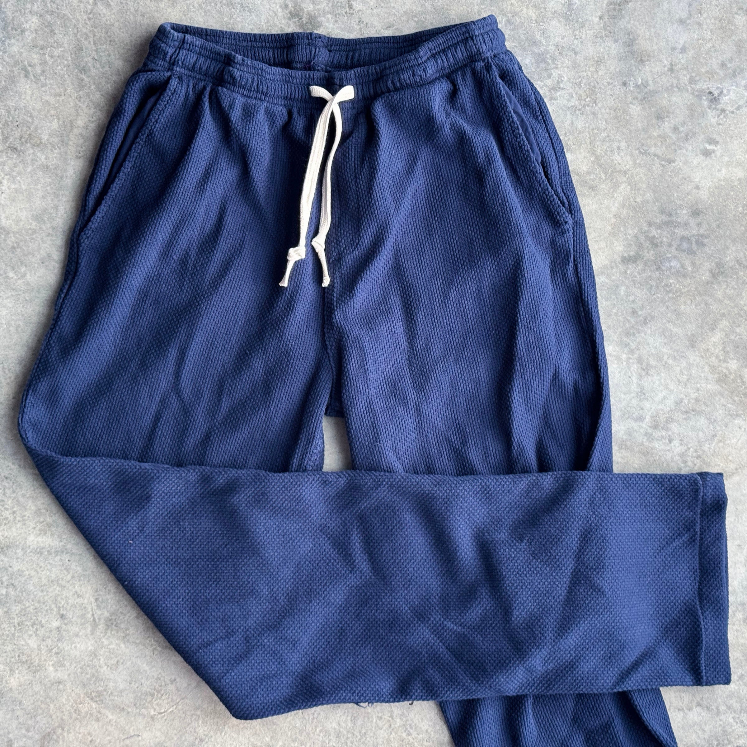 Laidback Pant Sashiko Navy Sz Large