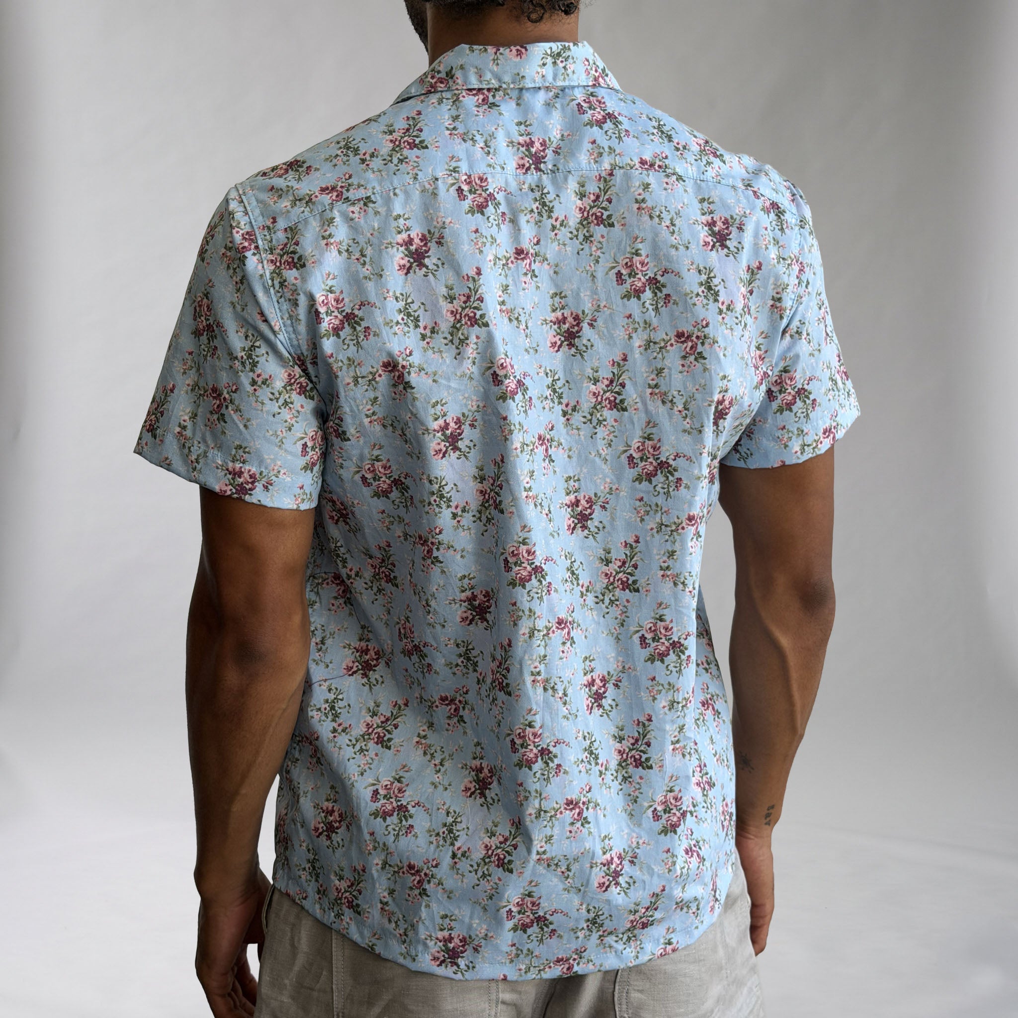 Riviera Sunday Bloom Poplin Short Sleeve Shirt