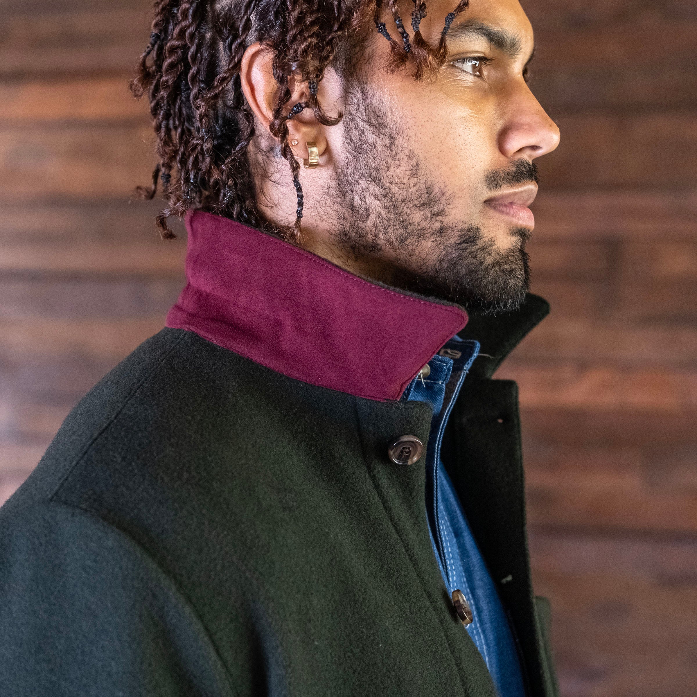 Sample Sale: Doyle in Alpine Loden Heavyweight Wool Size 40