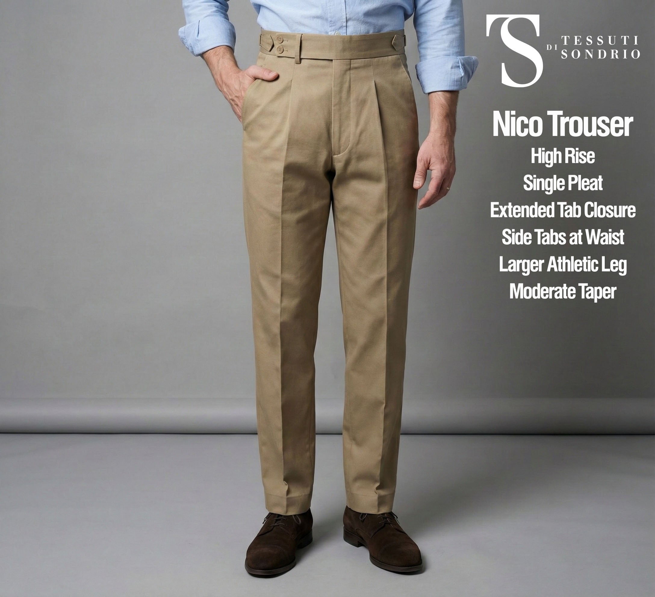 Custom Trousers in Rare Scatter-Weave Tweed