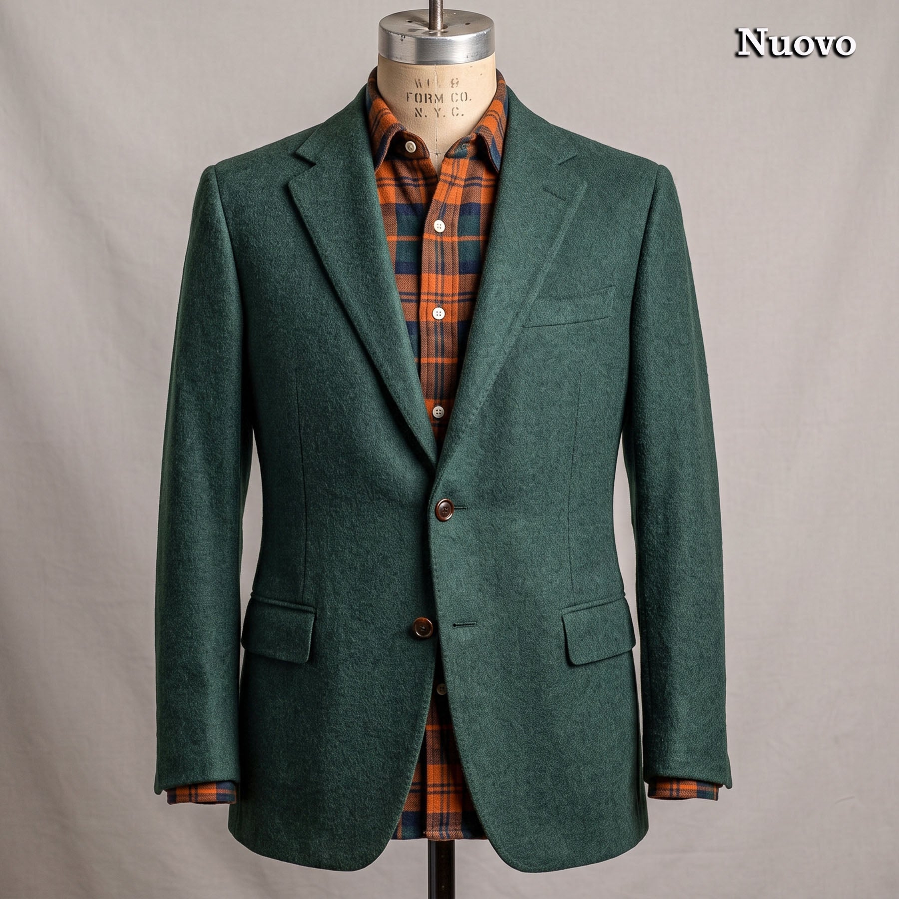 Custom Suits & Sportcoats Racing Green Pure Camel Hair