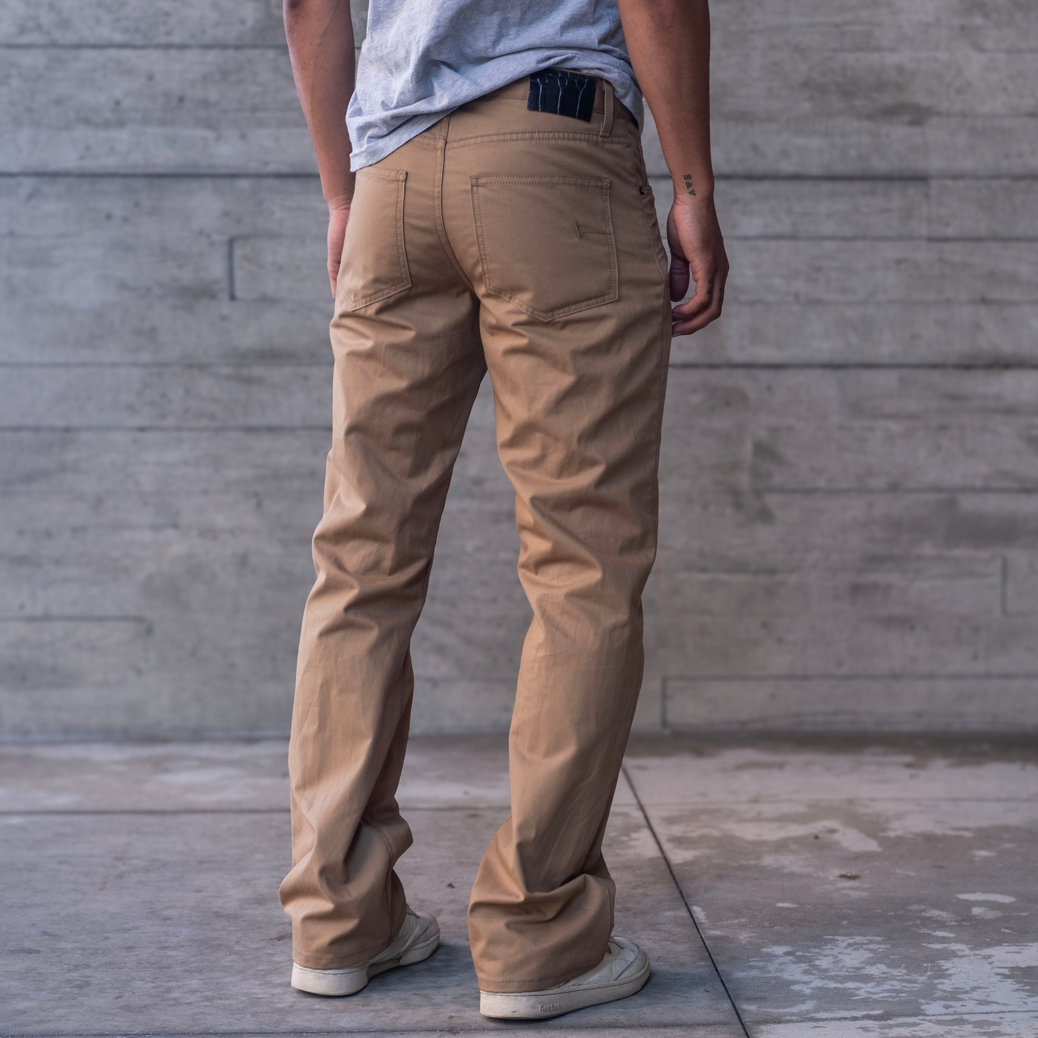 Sunset Western Jean OG Cramerton 10oz Khaki Twill Sz 37