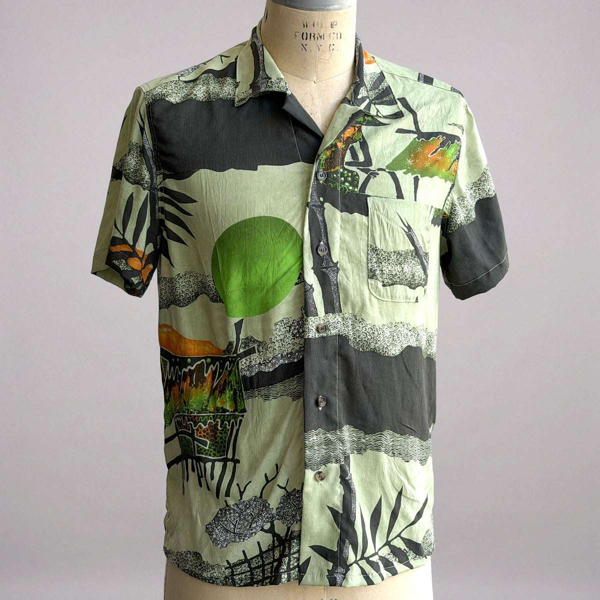 Riviera Tahiti Moonsrise Short Sleeve Shirt (