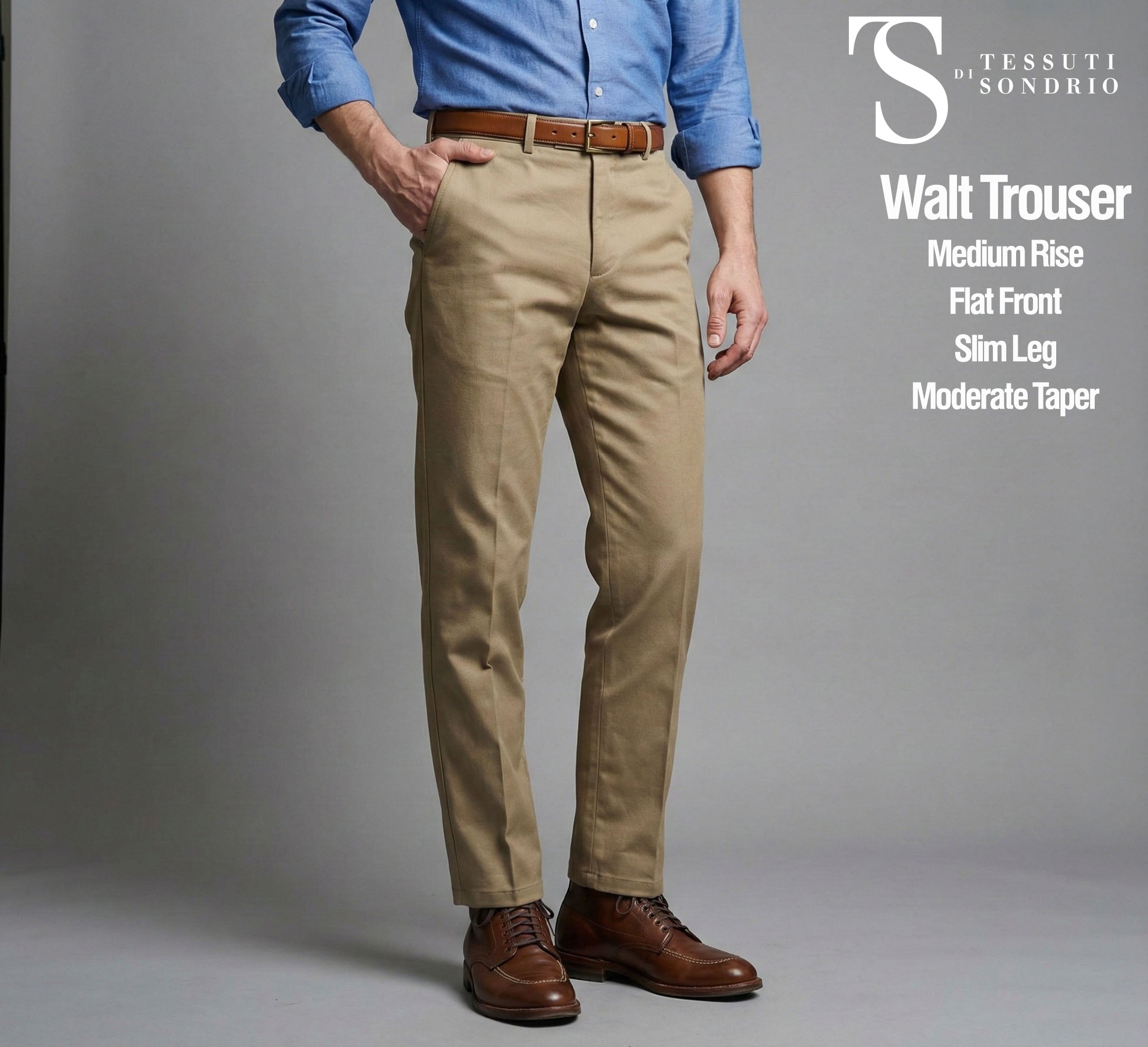 Custom Trousers in Rare Scatter-Weave Tweed