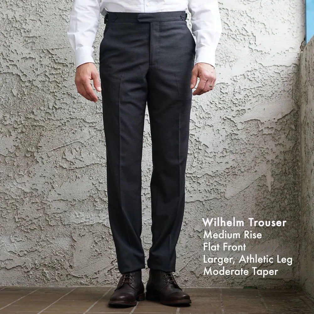 Custom Trousers Holland & Sherry Super 140s