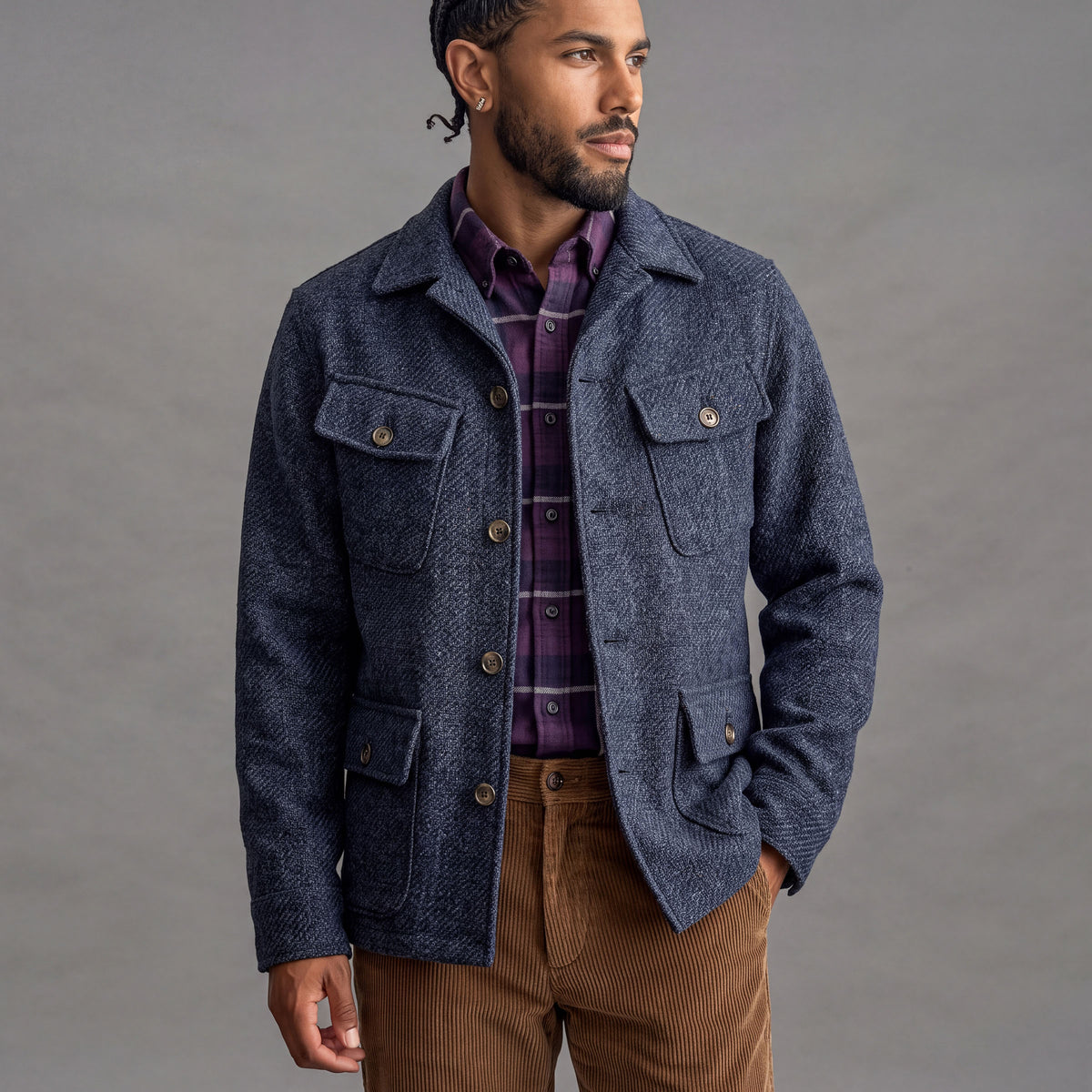 Jungle Jacket in English & Italian Wool Tweed Project