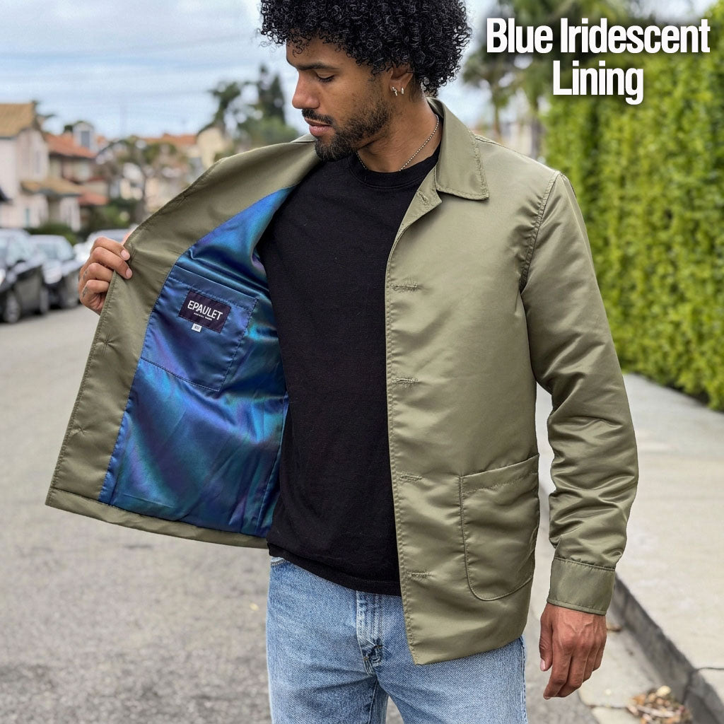 Custom Corso Jacket In Japanese Flight Satin Nylon