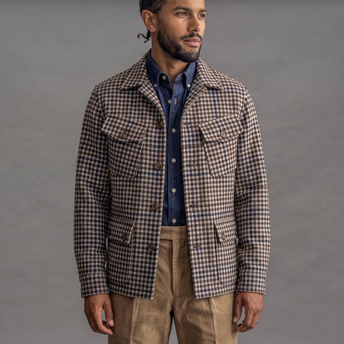 Jungle Jacket in English & Italian Wool Tweed Project