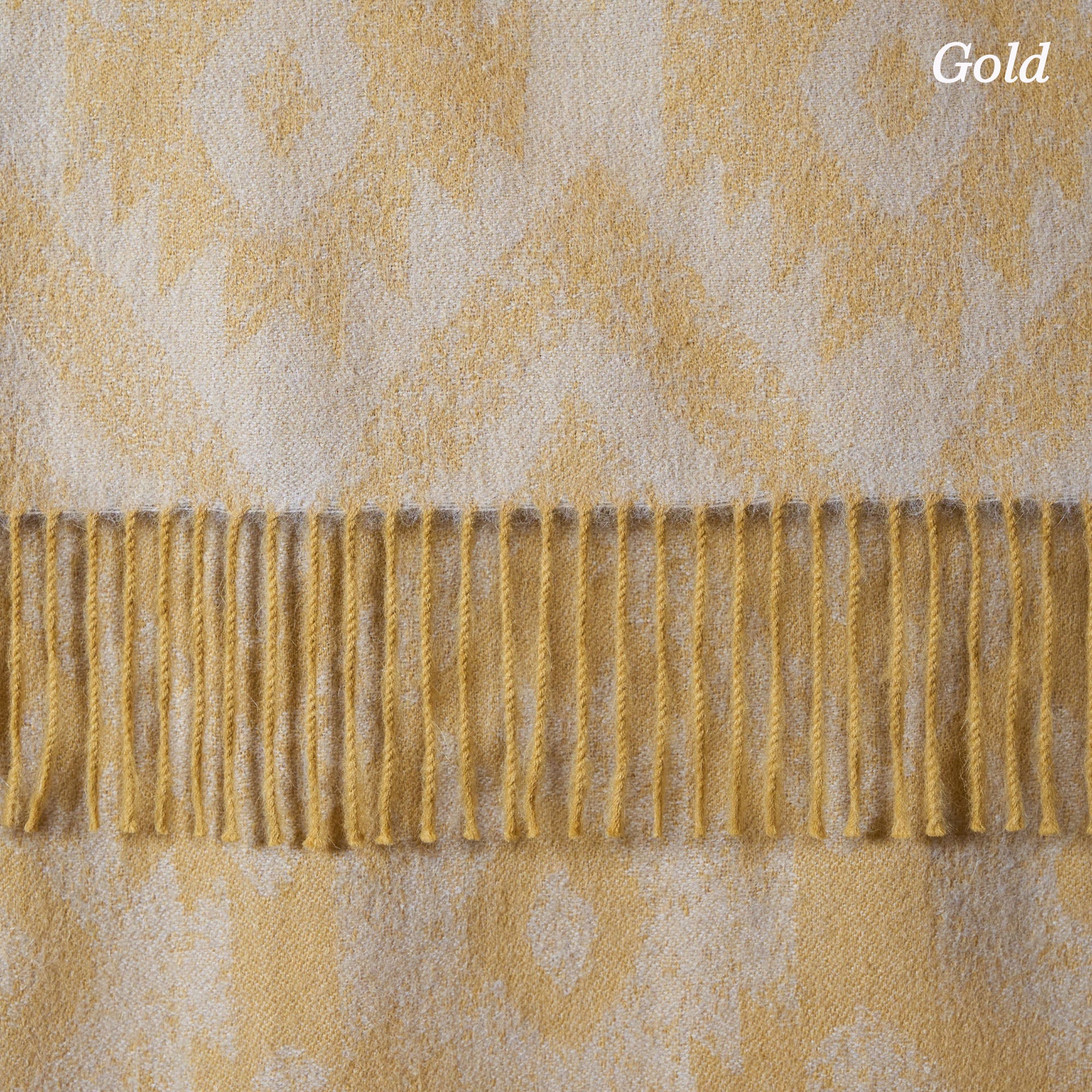 Ethnic Jacquard Alpaca Throw Blanket
