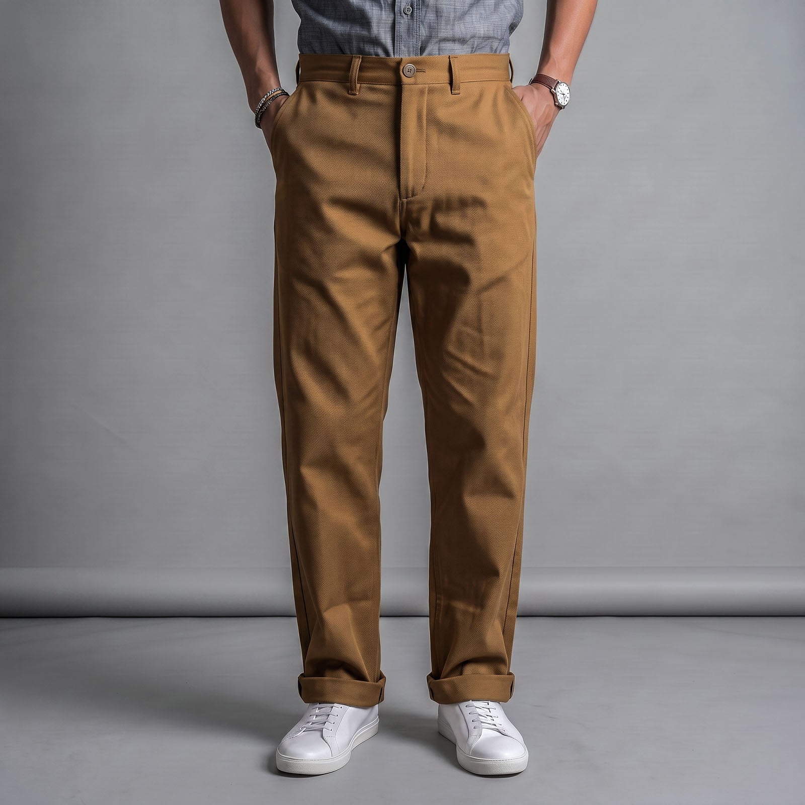 Fairfax Easy Fit Chinos Caramel Duck Canvas