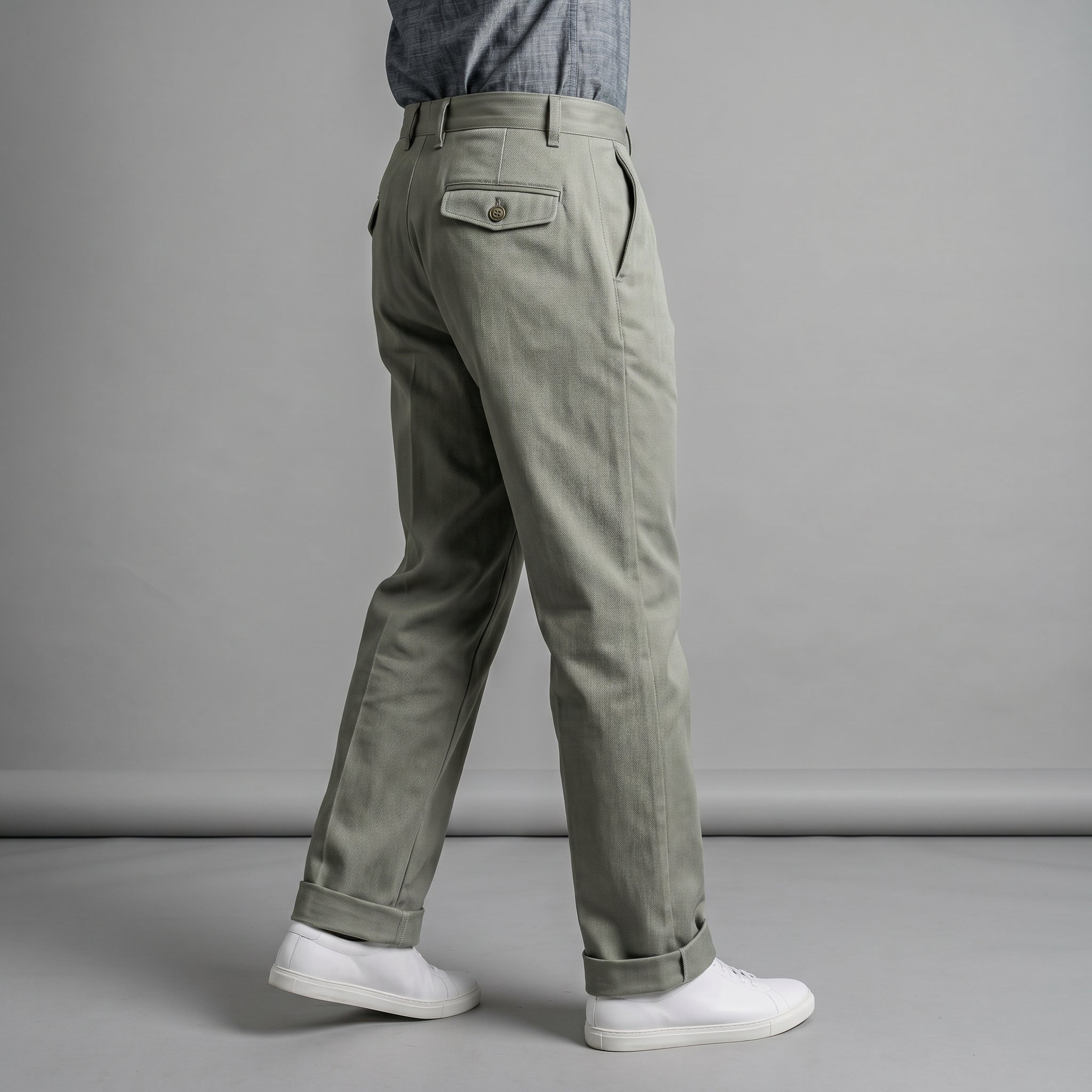 Fairfax Easy Fit Chinos Olive Mist Twill