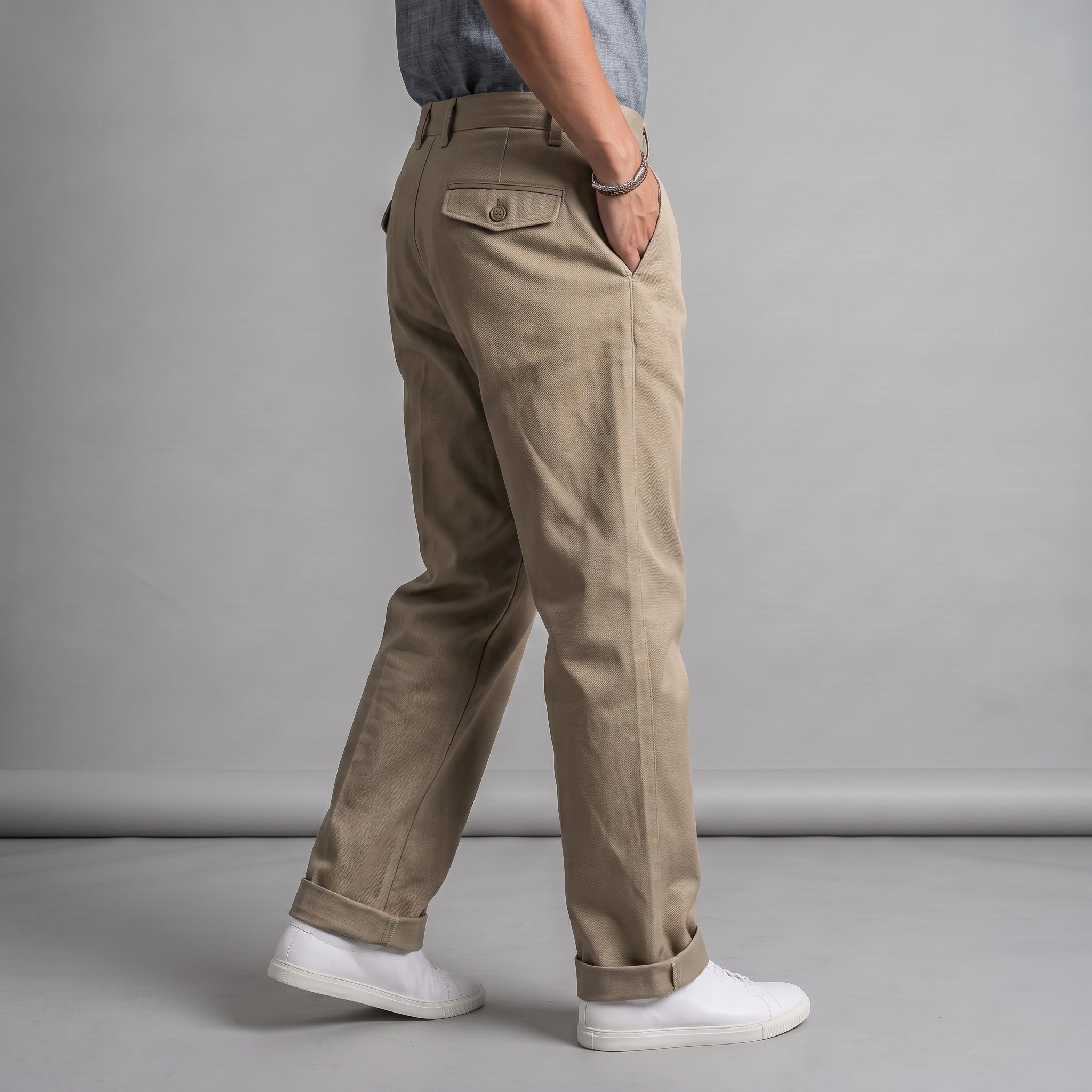 Fairfax Easy Fit Chinos Classic Khaki Twill
