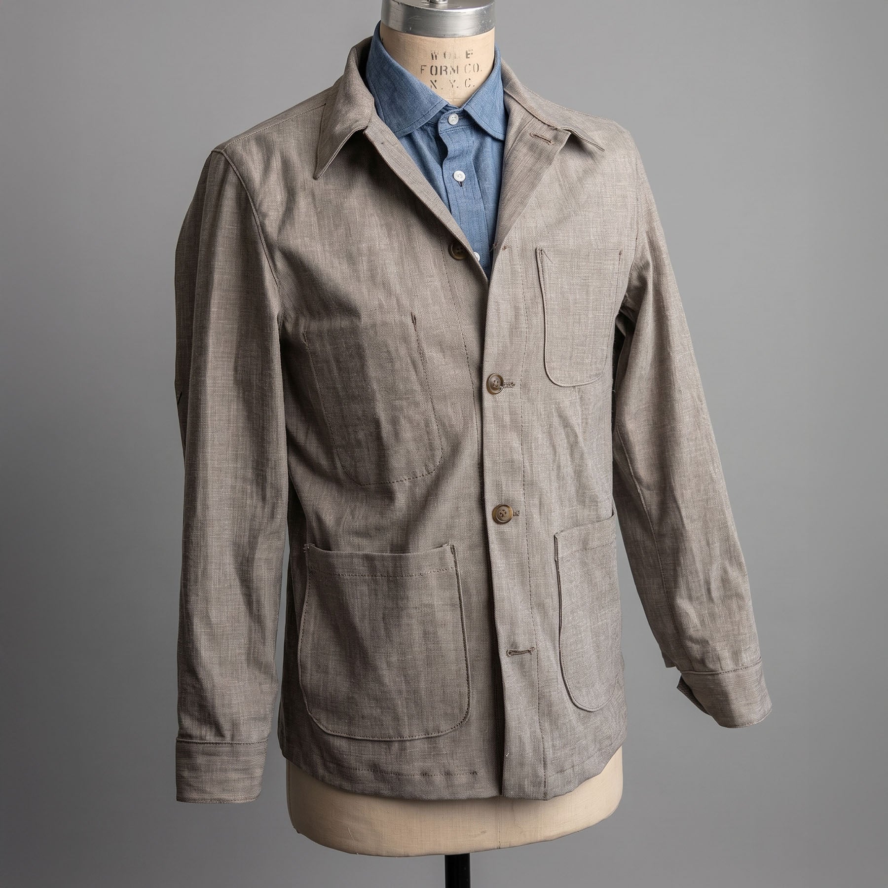 Doyle Jacket Kaihara 8oz Slubby Wheat Twill