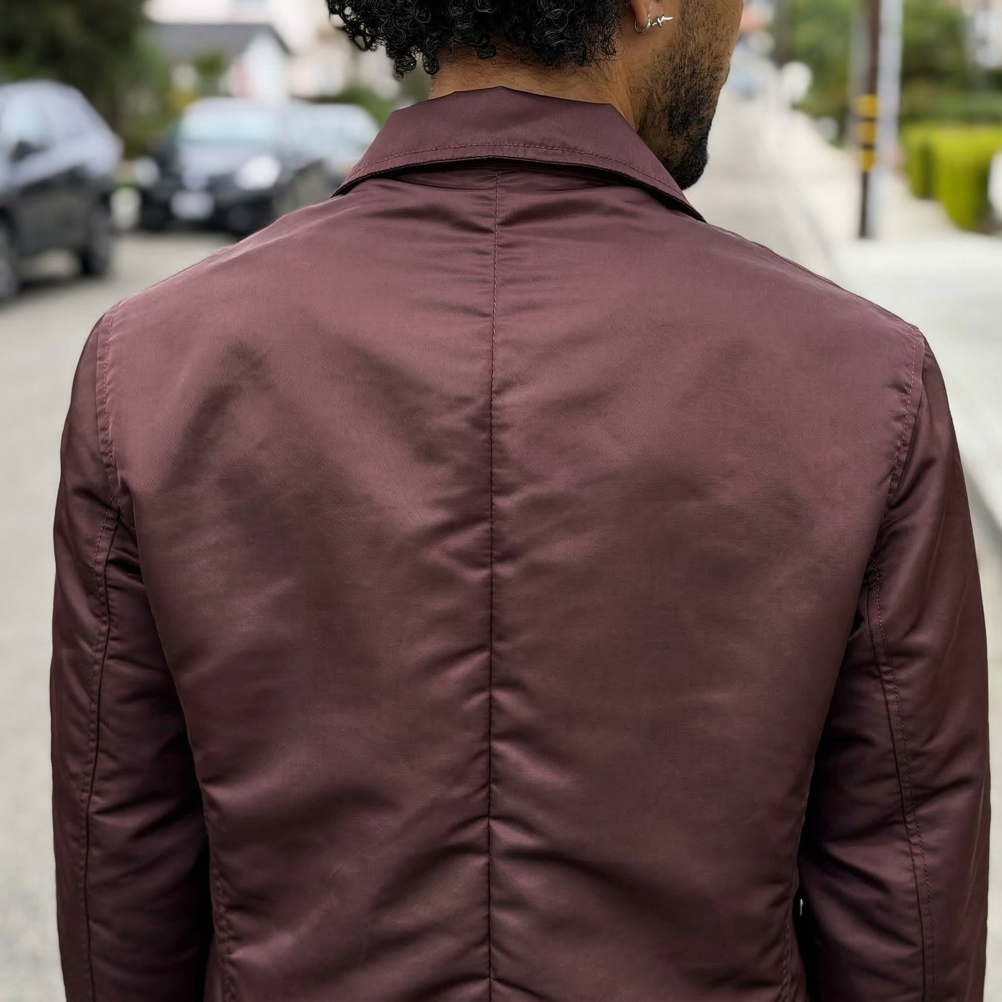 Custom Corso Jacket In Japanese Flight Satin Nylon