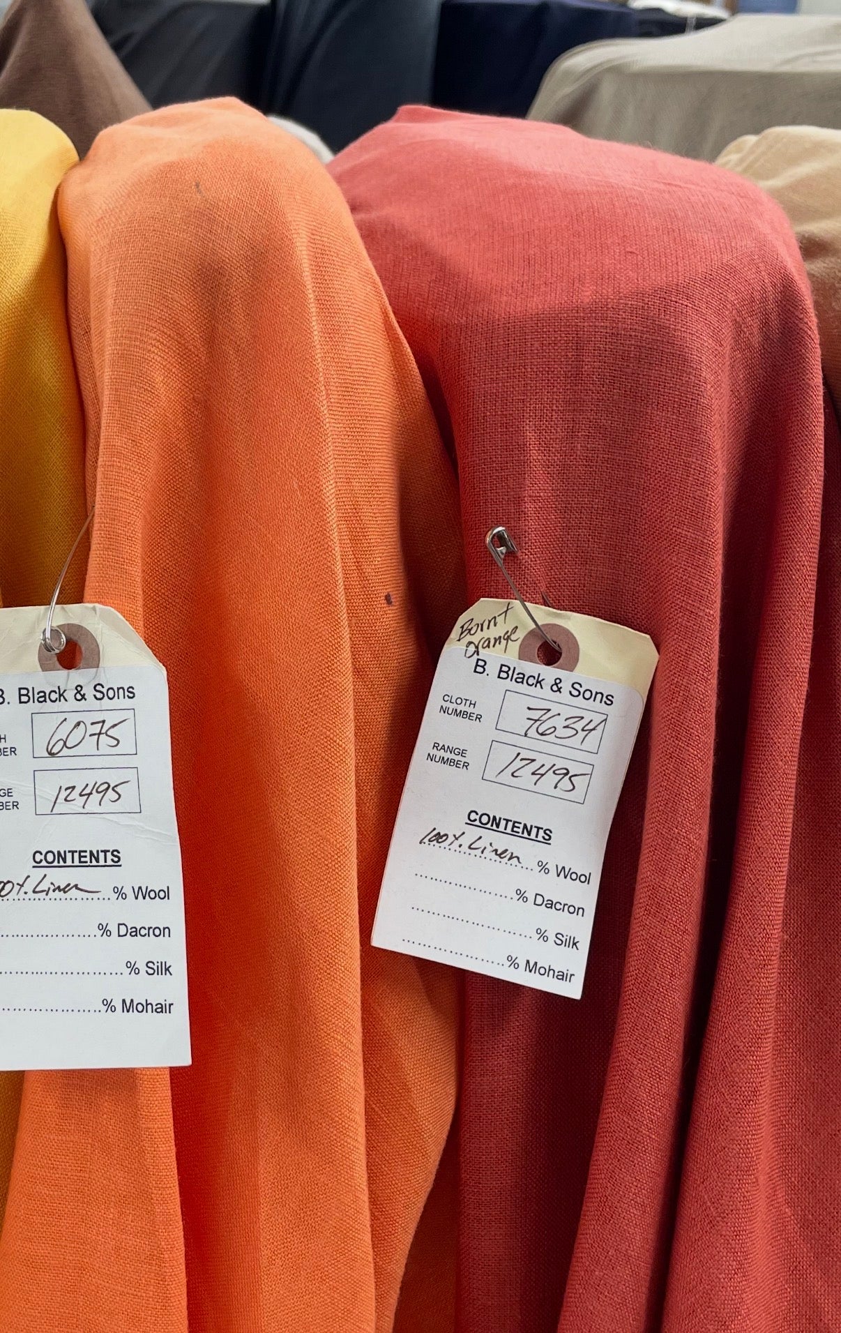 CW Orange Linen Trousers