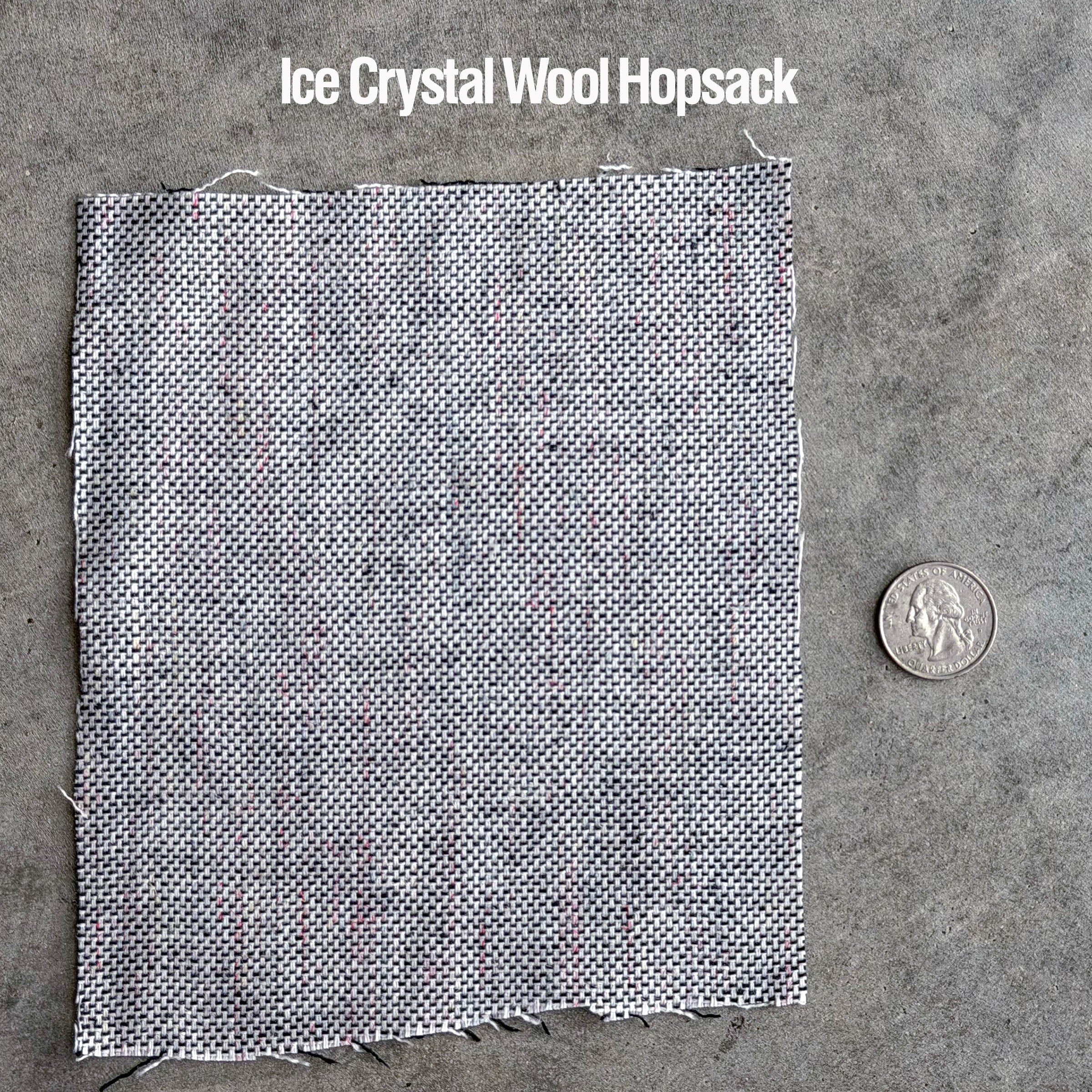 Laidback Pant Ice Crystal Tweed Hopsack Wool