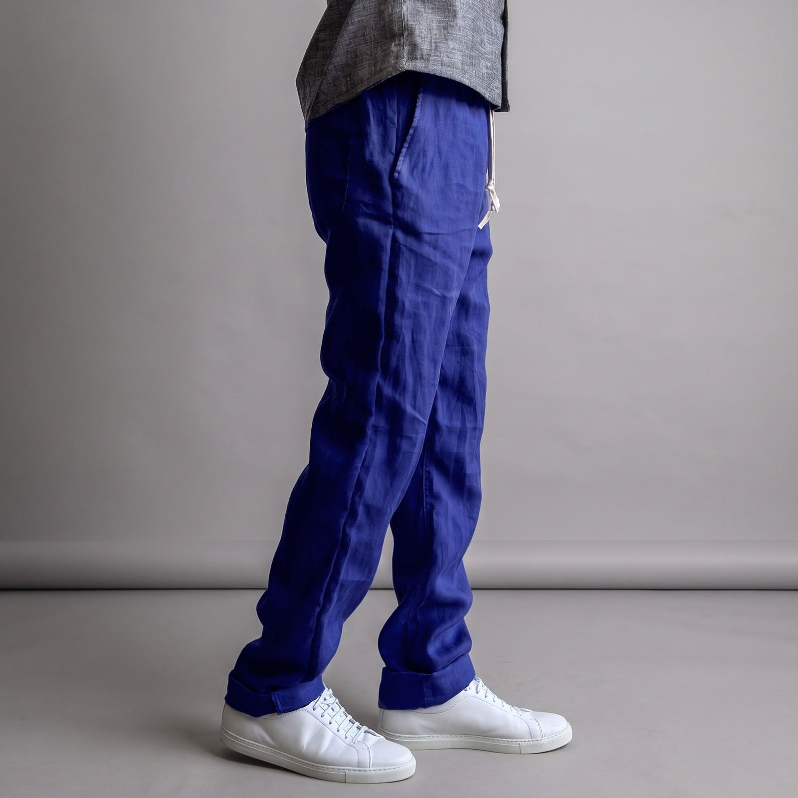Laidback Pant Albini Indigo Linen
