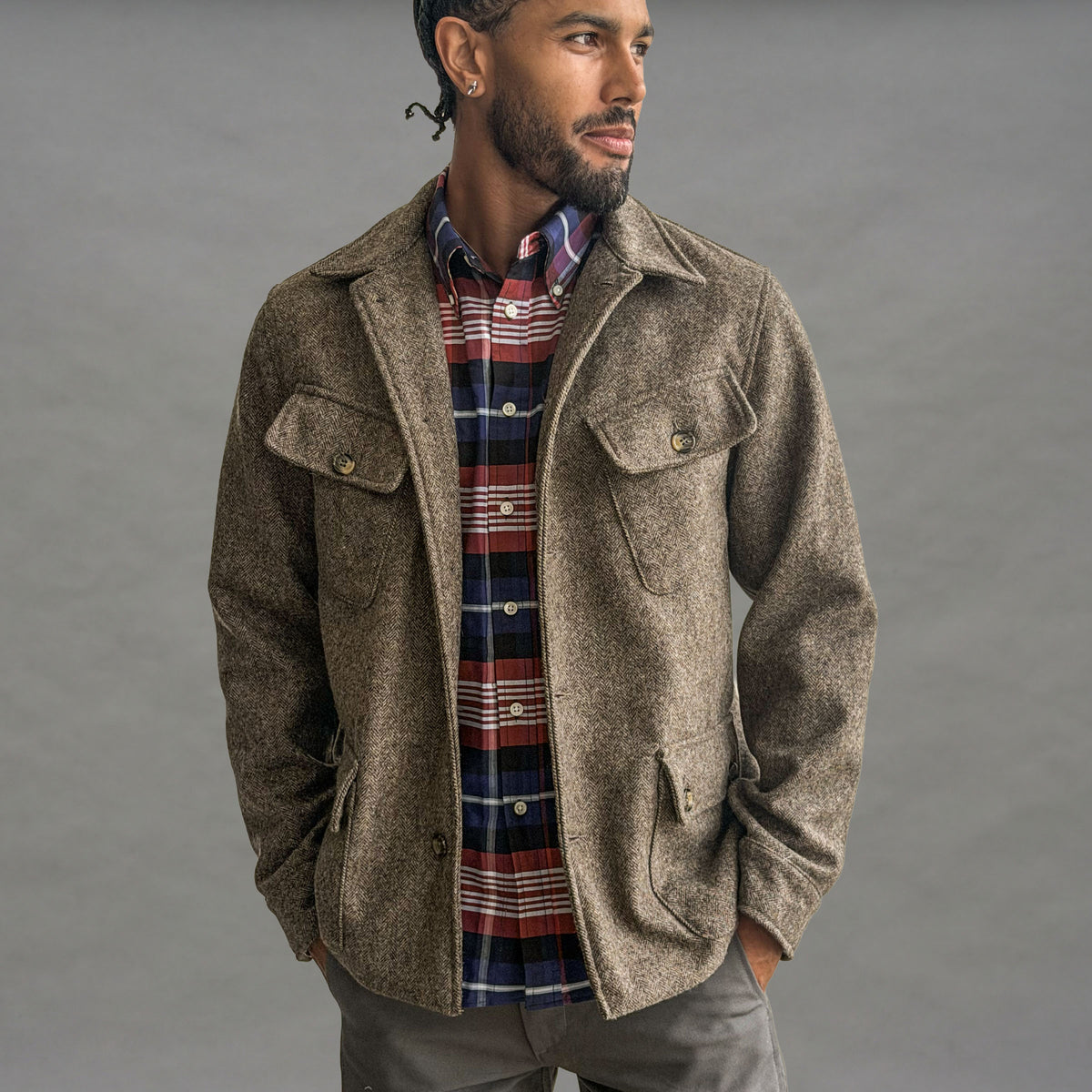 Jungle Jacket in English & Italian Wool Tweed Project
