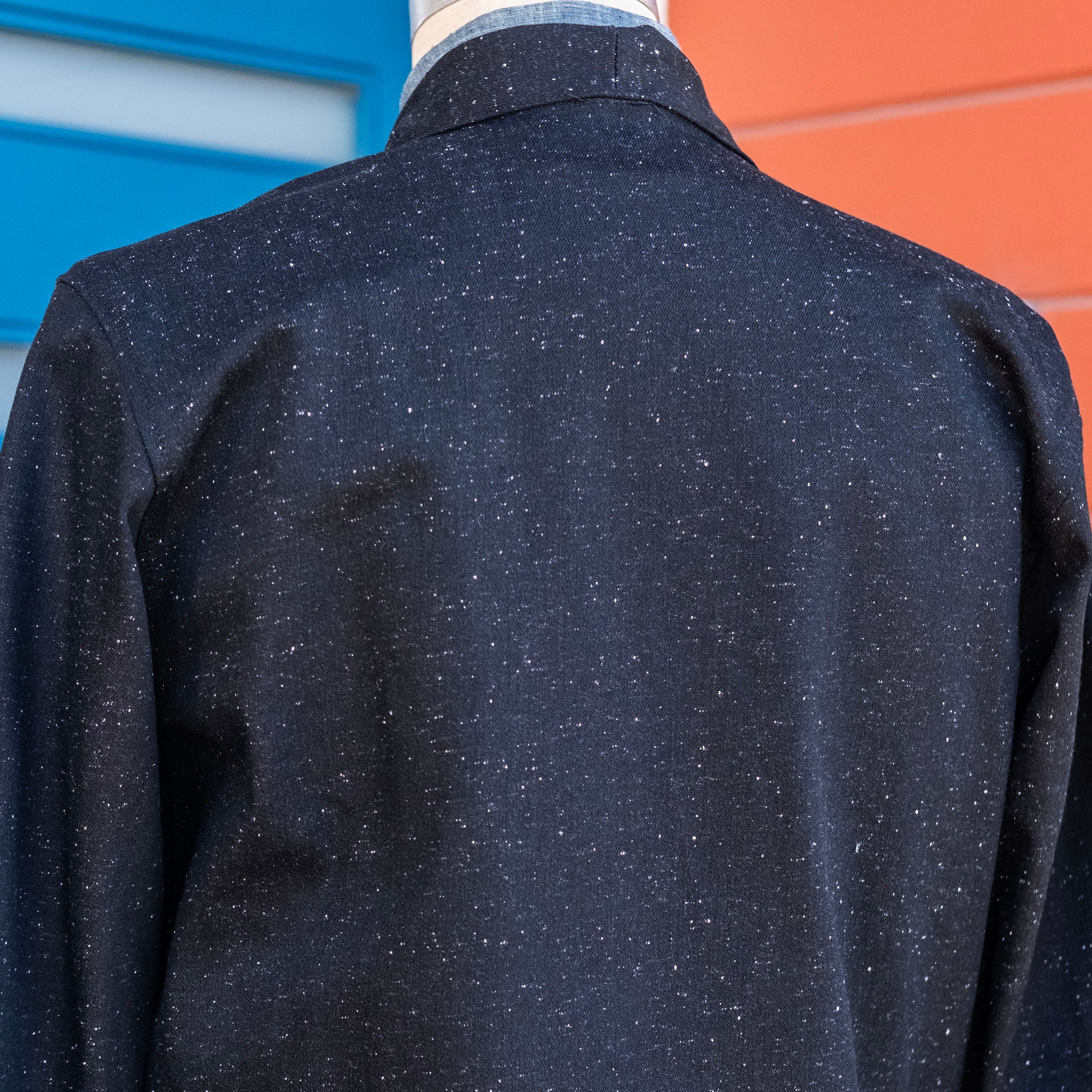 Kamigata Jacket in Shadow Kuroki 10oz Donegal Denim