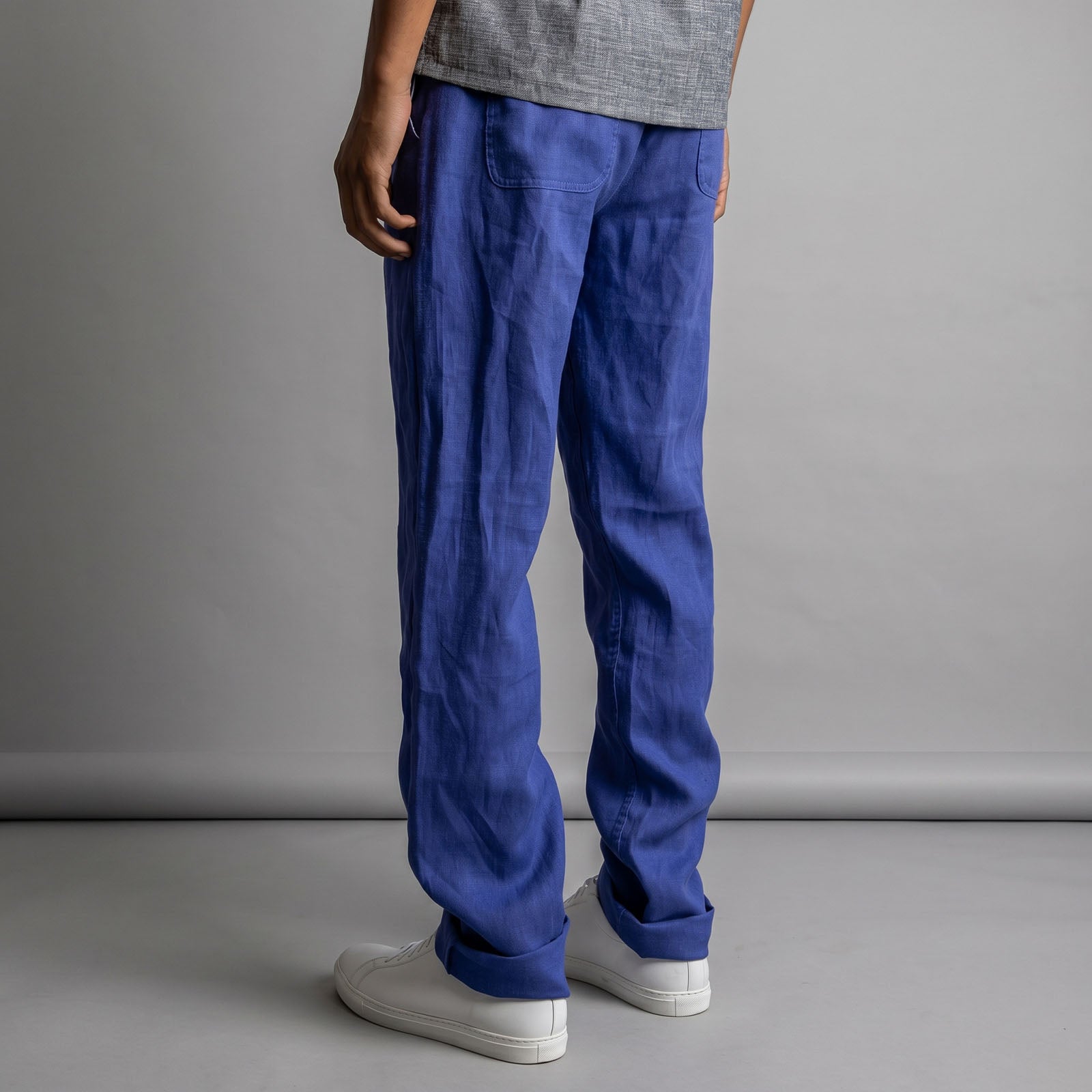 Laidback Pant Albini Blueberry Linen