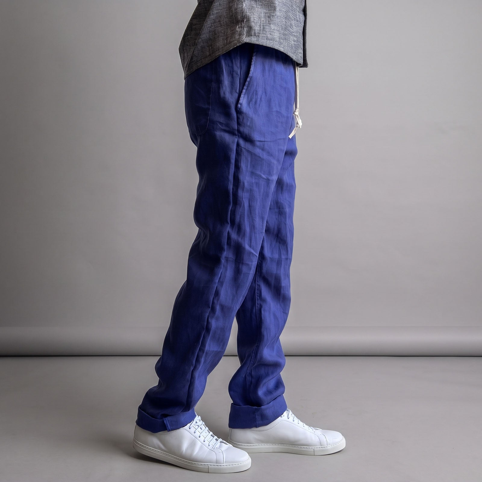 Laidback Pant Albini Blueberry Linen