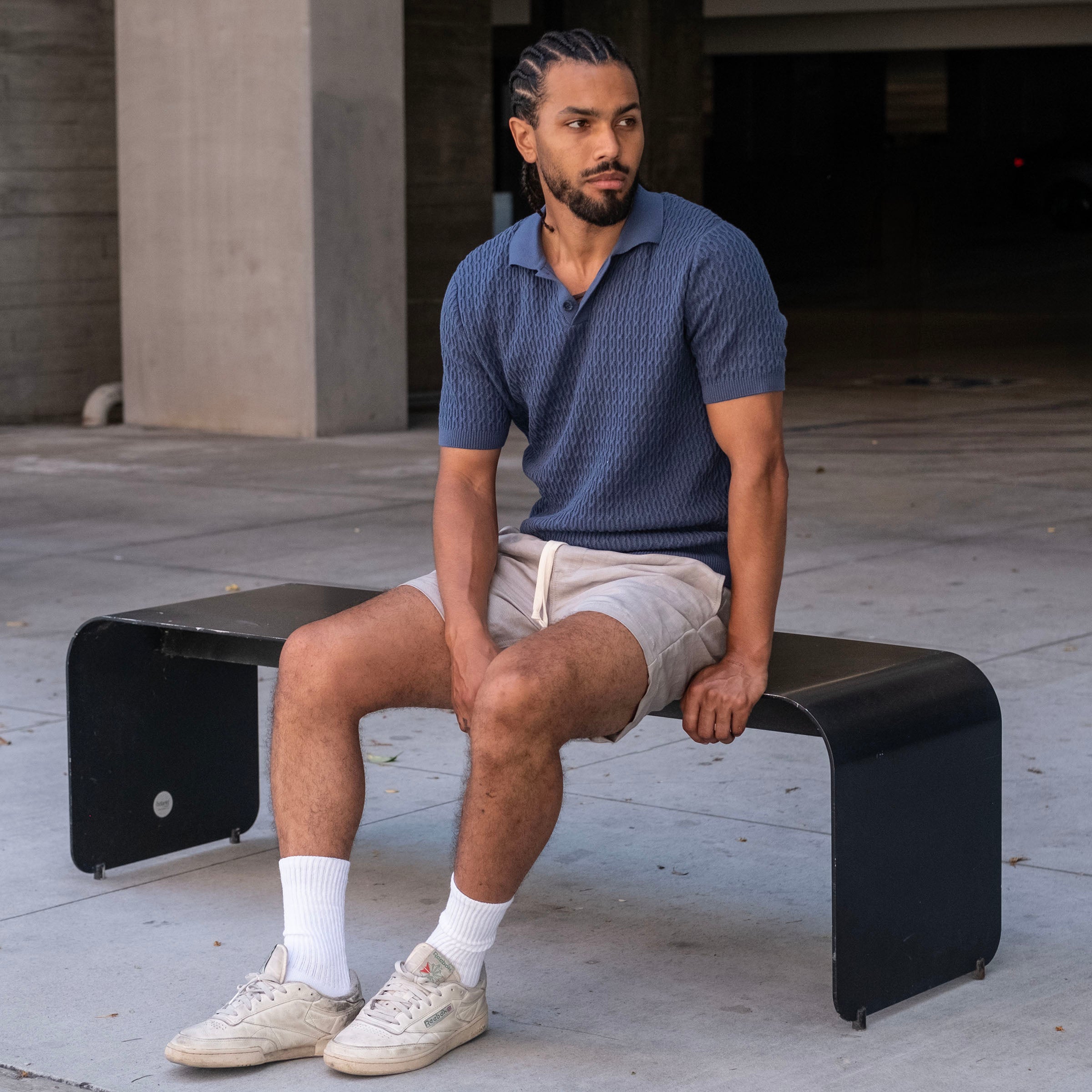 Laidback Short Oyster Albini Linen