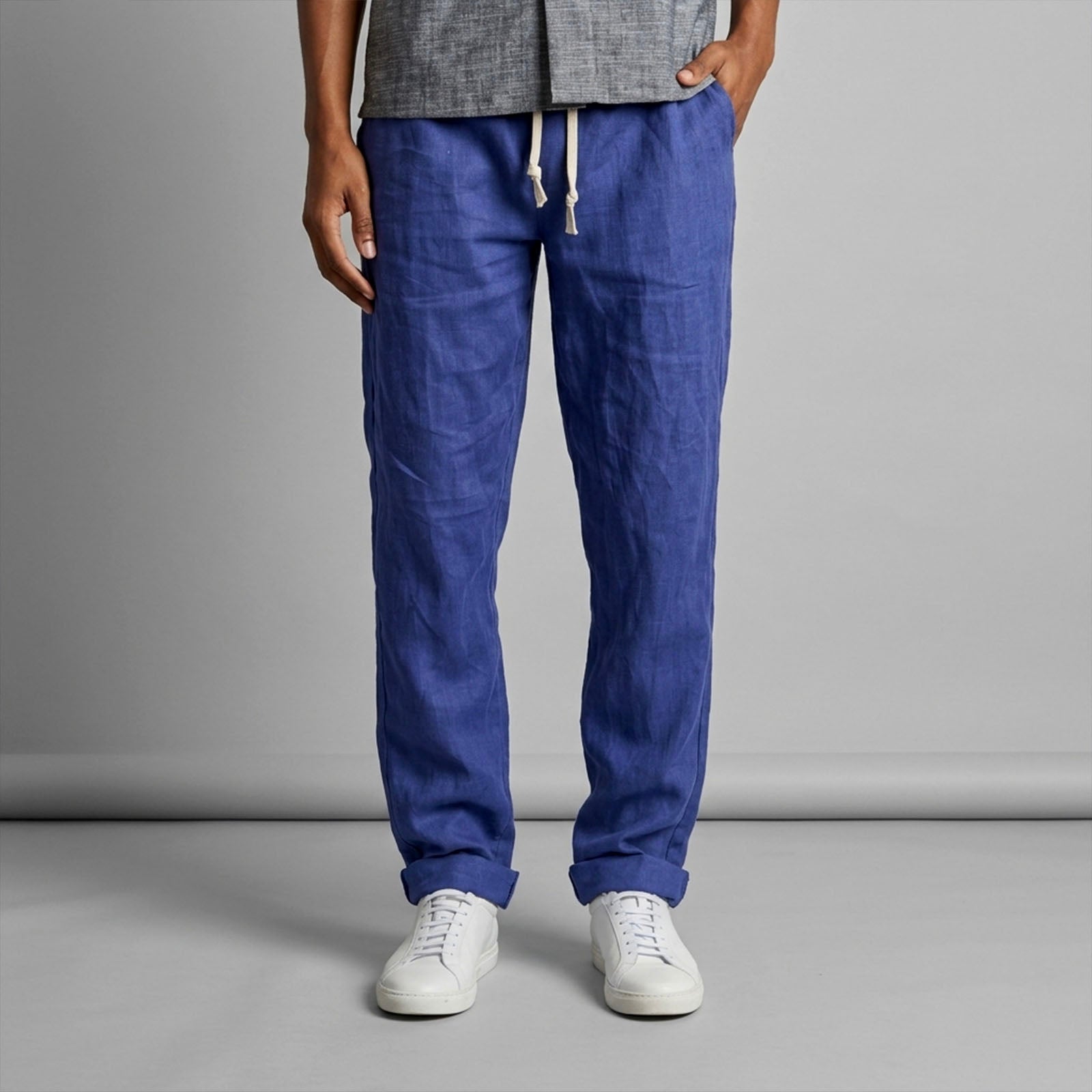 Laidback Pant Albini Blueberry Linen
