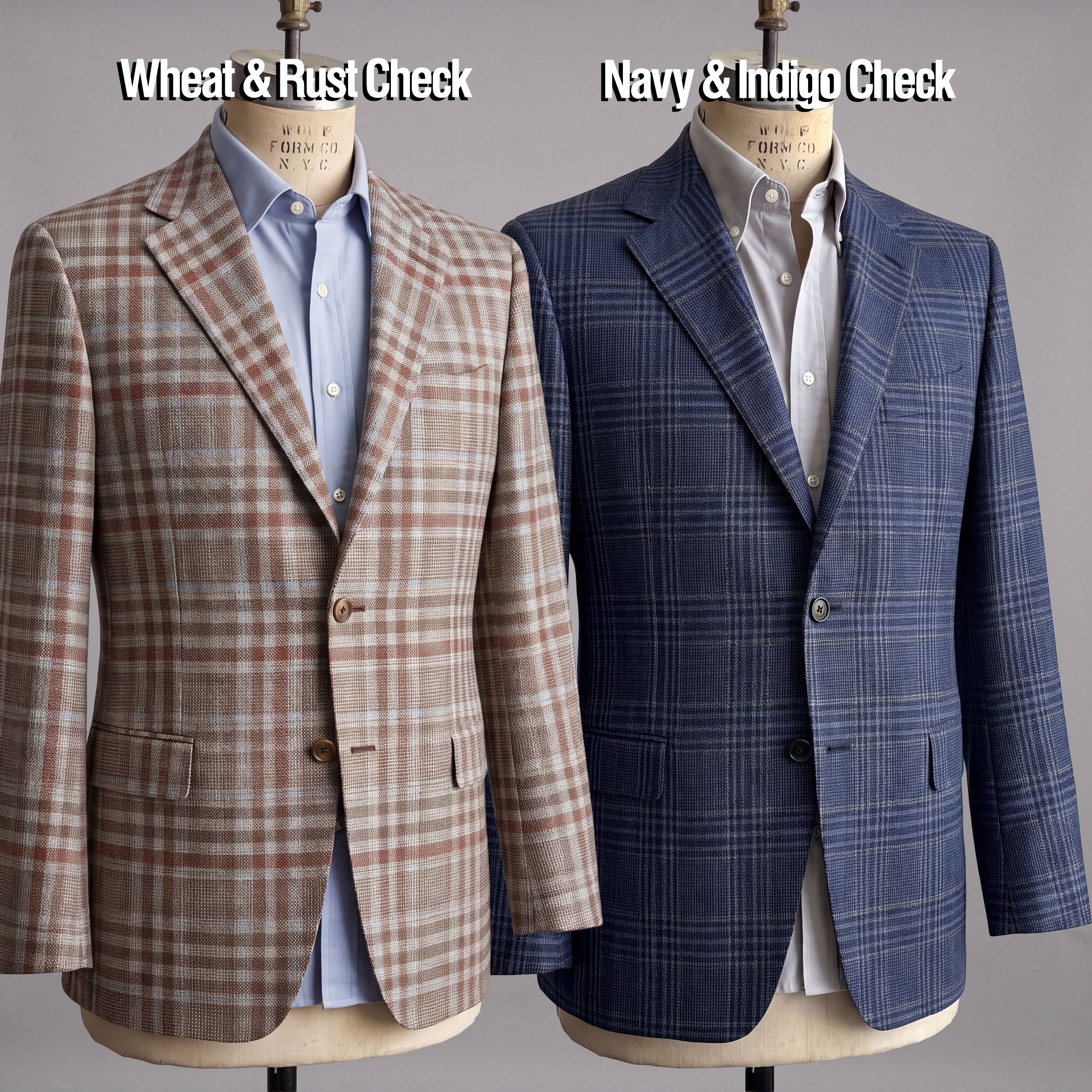 Custom Suits & Sportcoats Lightweight Wools & 4-Season Blends