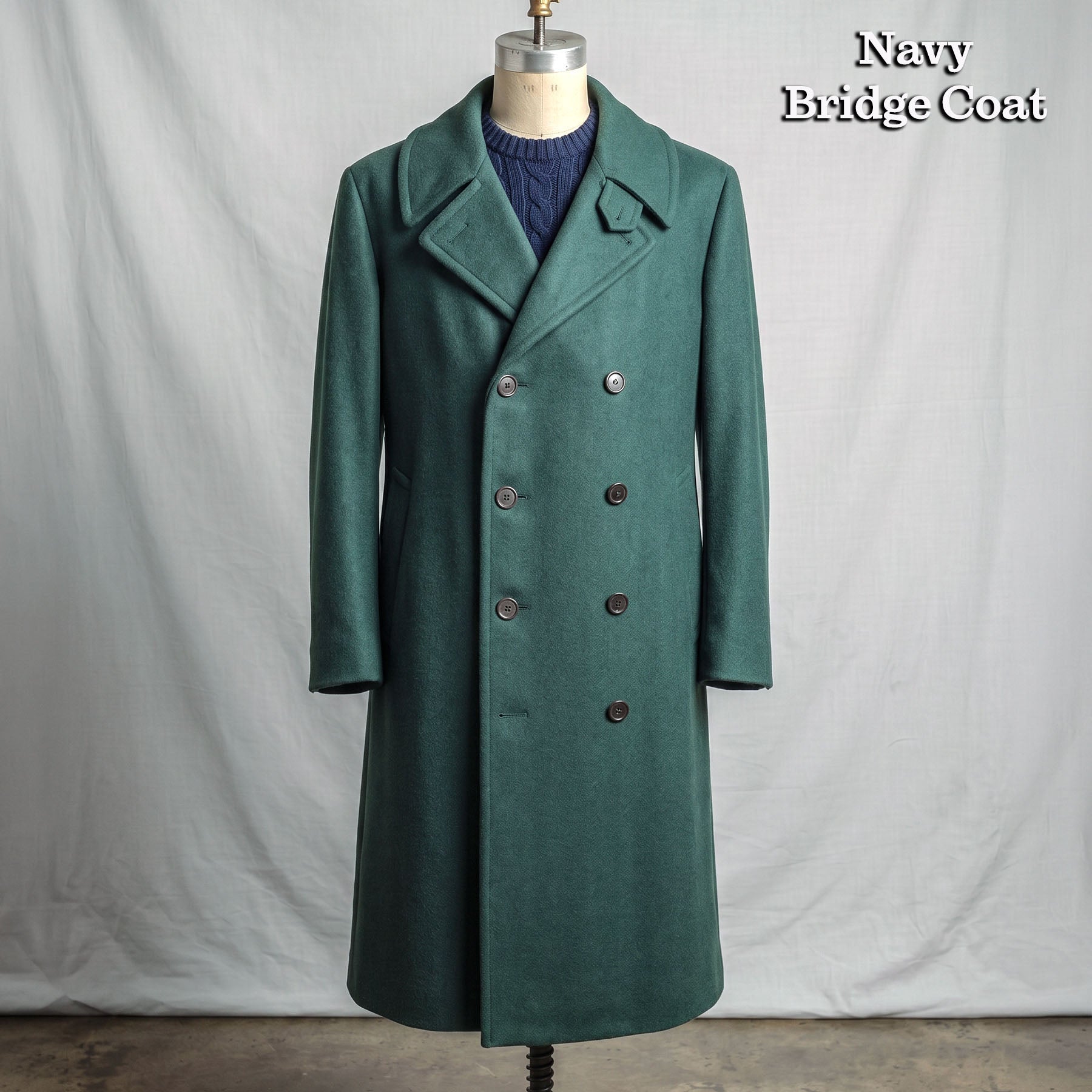 Custom Overcoats Racing Green Pure Camel Hair
