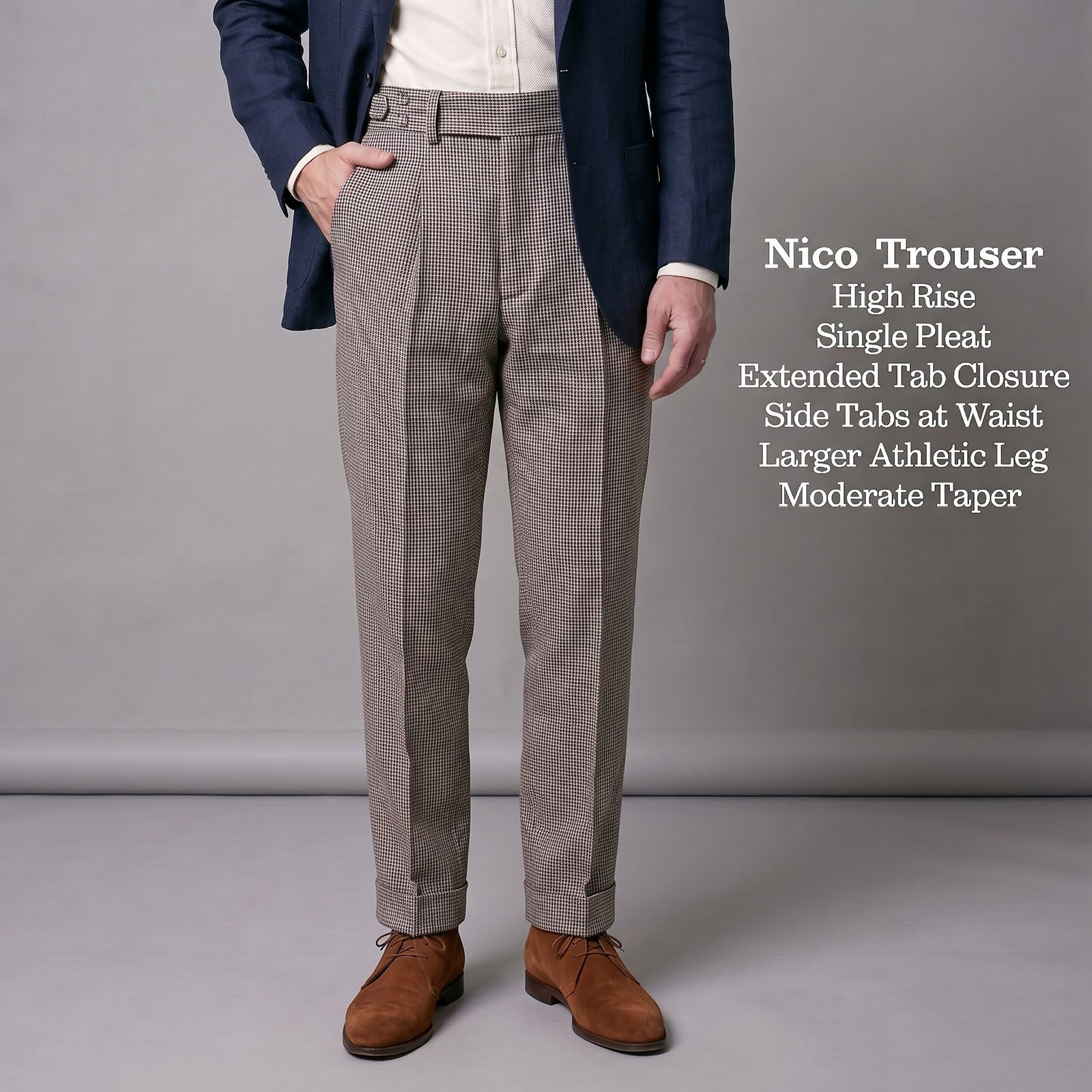 Custom Trousers in  Italian & Irish Linens Project