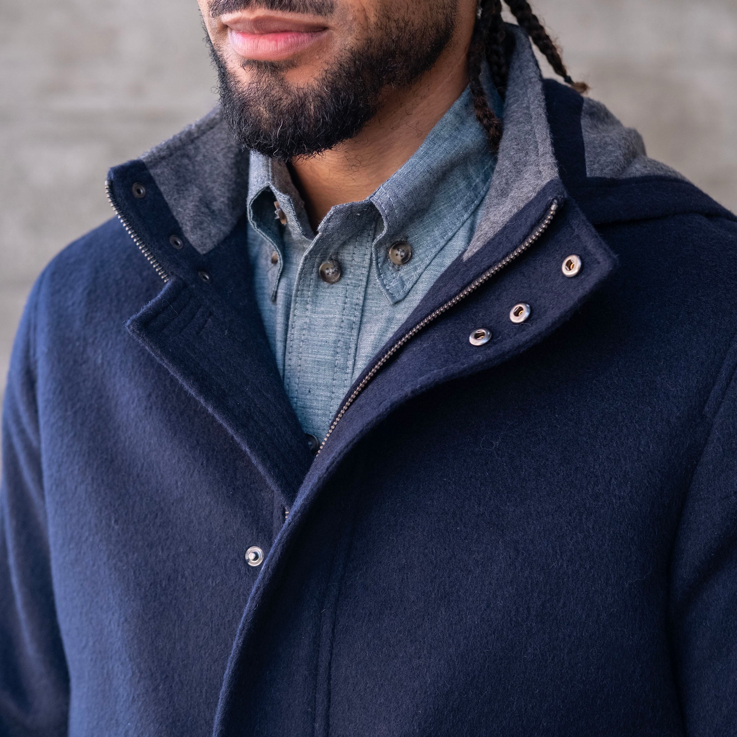 Heavyweight Alpaca Parka with Removable Hood (3 Colors)