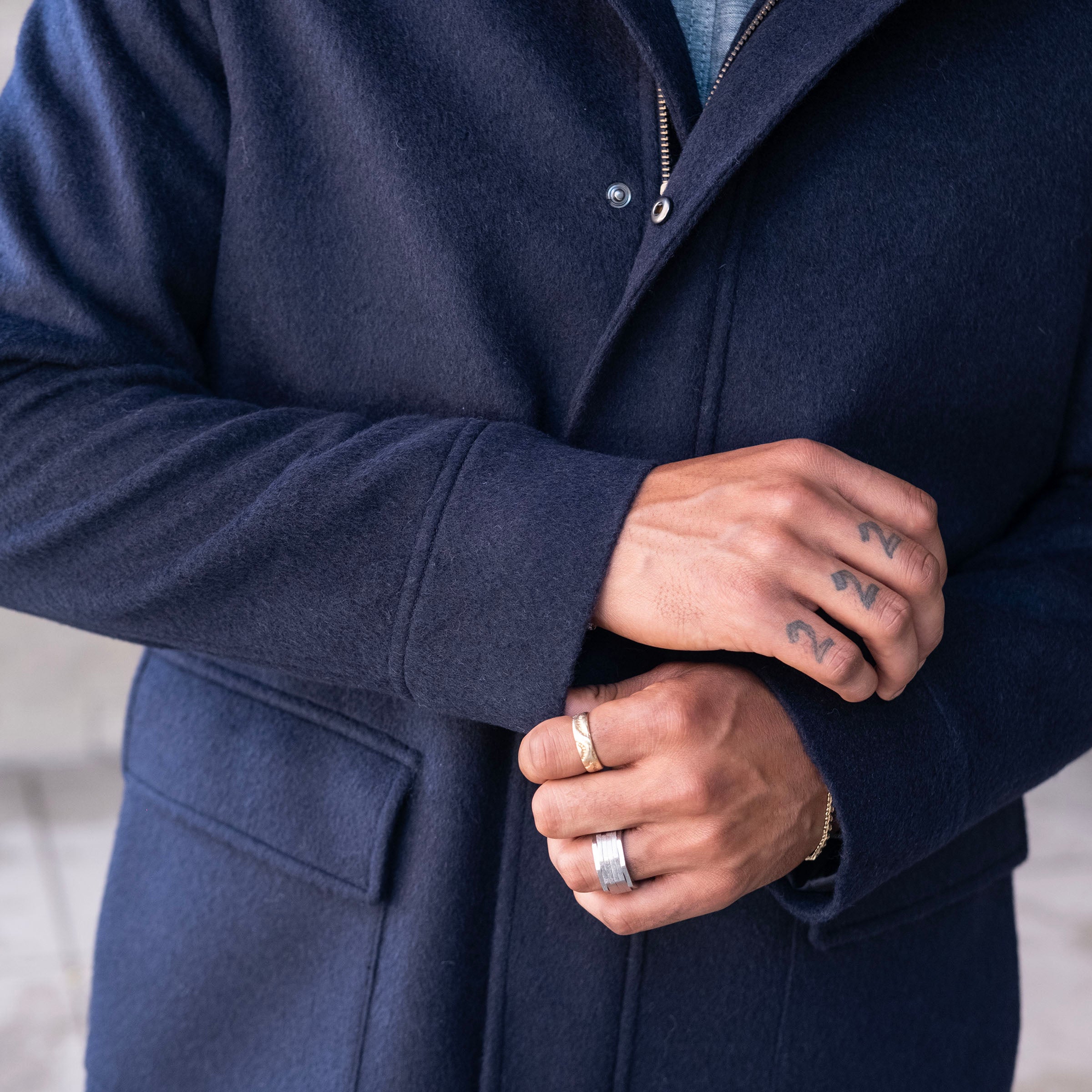 Heavyweight Alpaca Parka with Removable Hood (3 Colors)