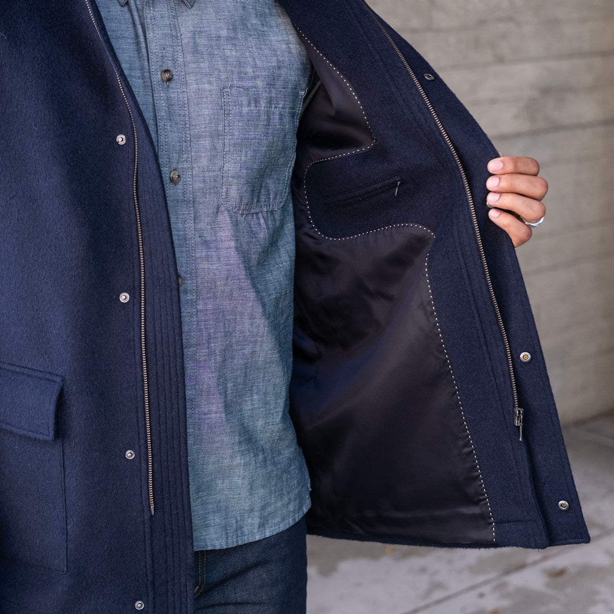 Heavyweight Alpaca Parka with Removable Hood (3 Colors)