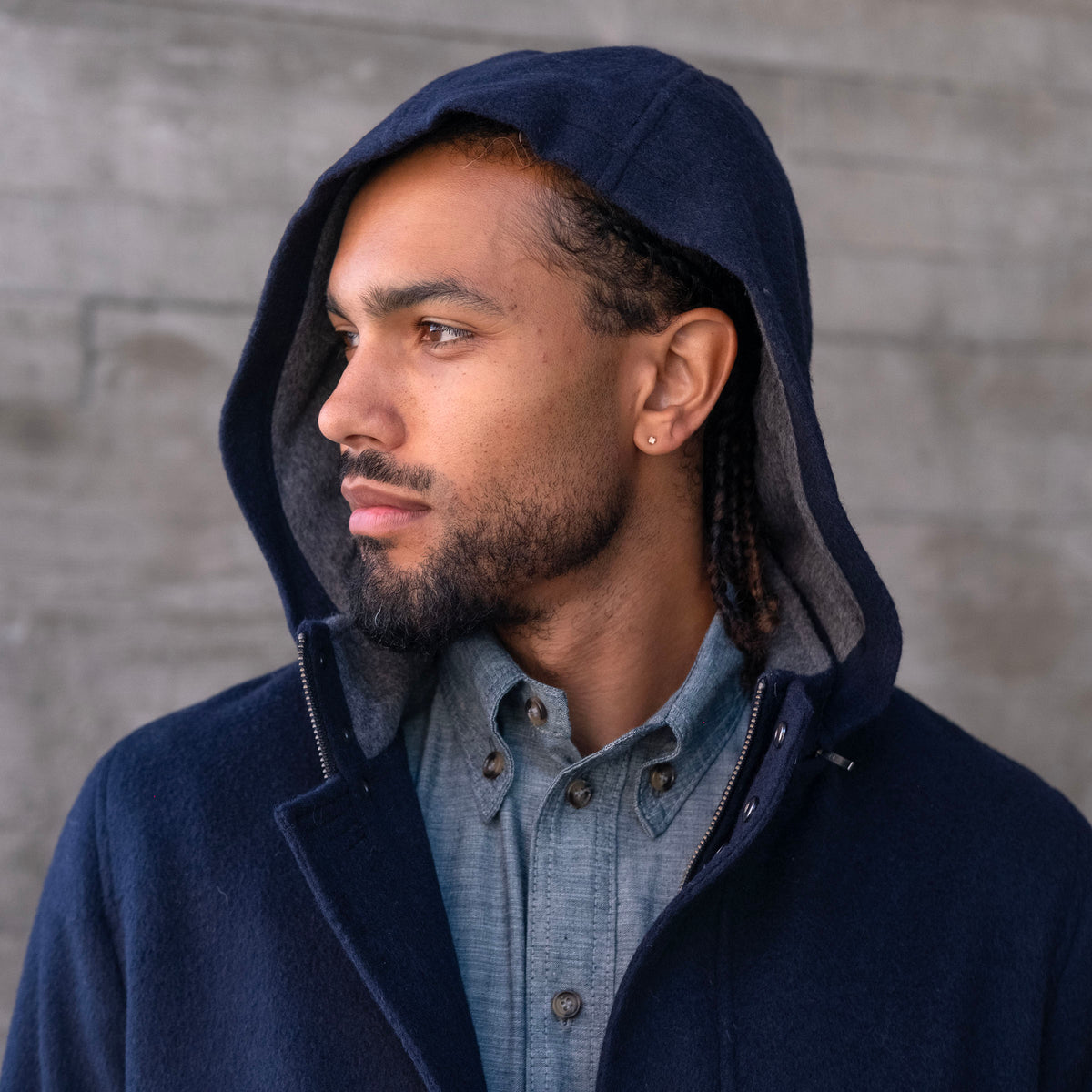 Heavyweight Alpaca Parka with Removable Hood (3 Colors)