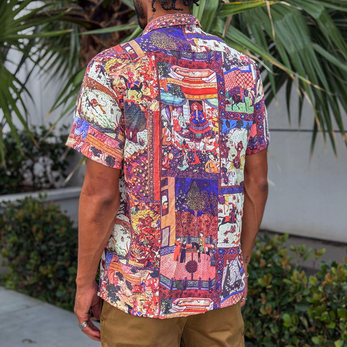 Riviera Persian Book of Kings Short Sleeve Shirt