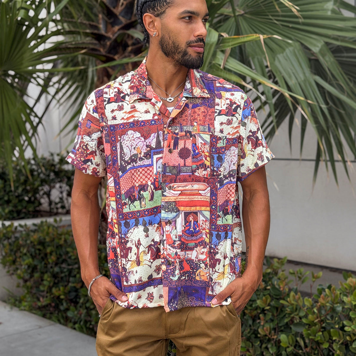 Riviera Persian Book of Kings Short Sleeve Shirt