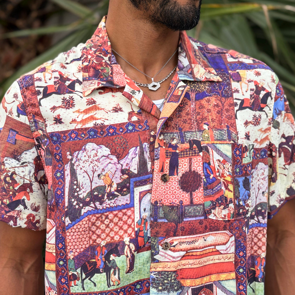 Riviera Persian Book of Kings Short Sleeve Shirt