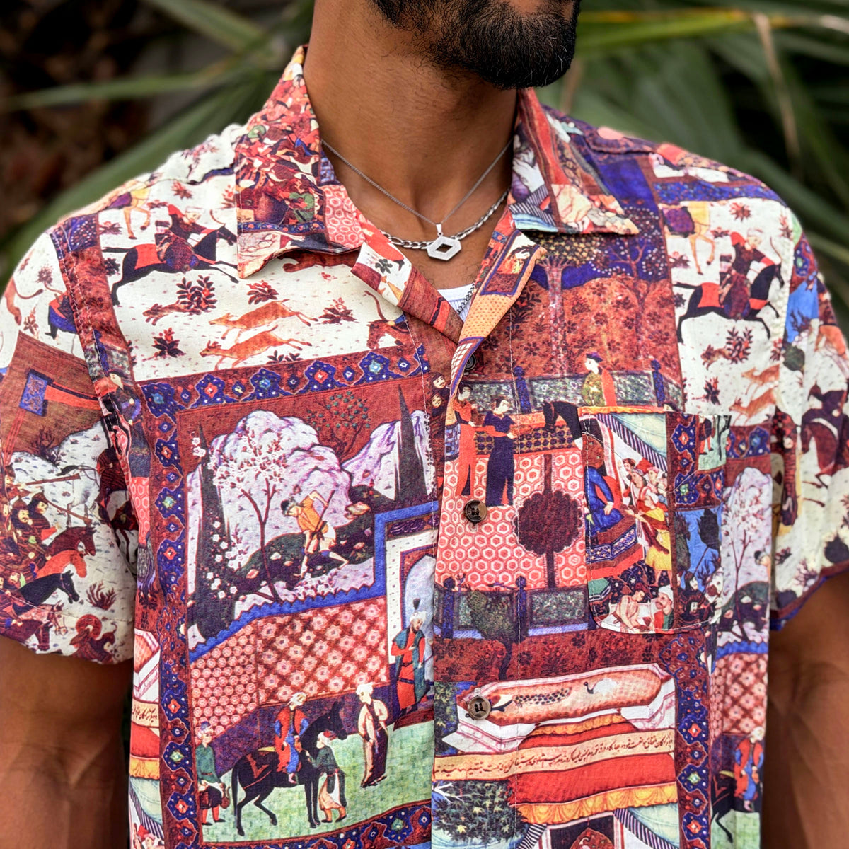 Riviera Persian Book of Kings Short Sleeve Shirt