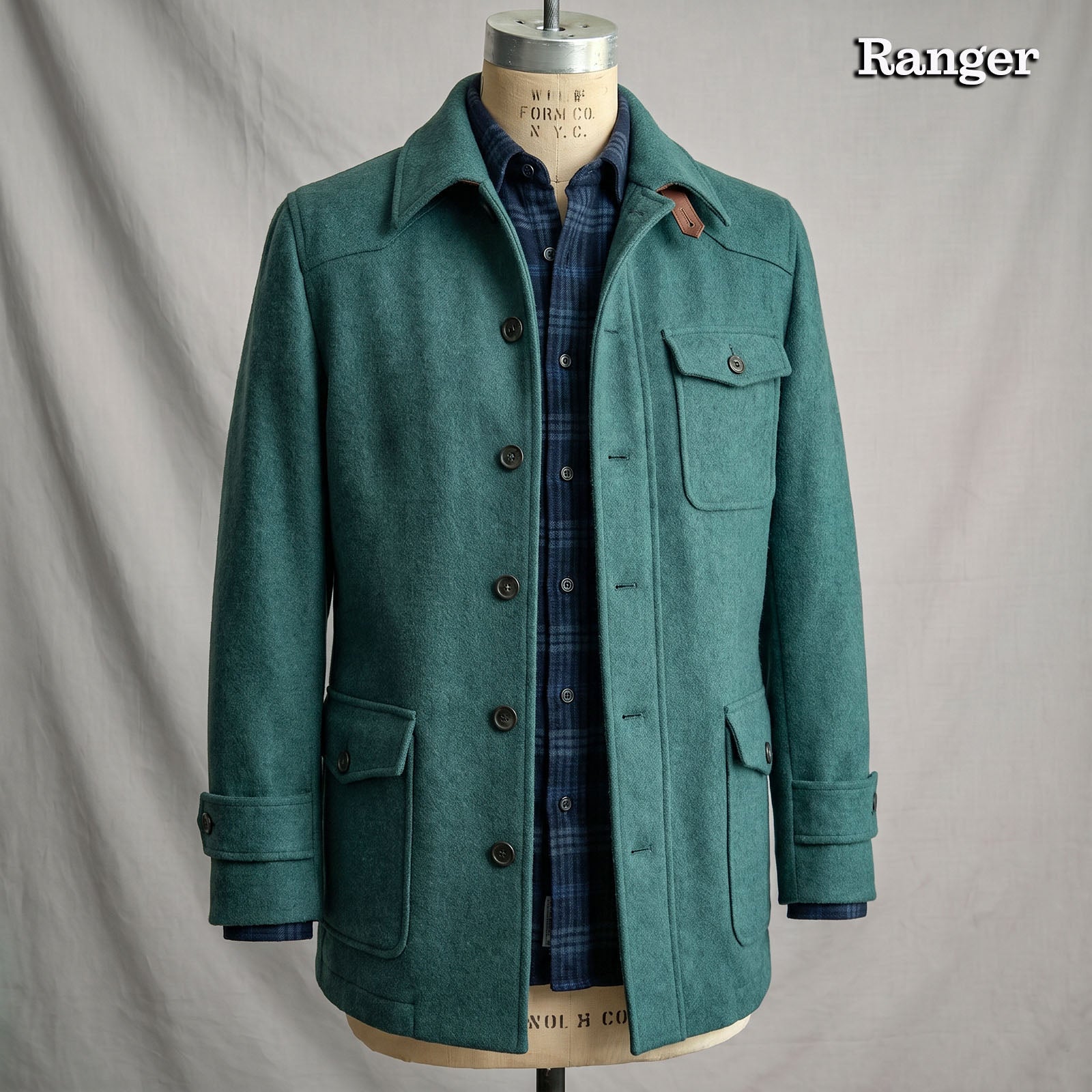 Custom Doyle, Teba, and Ranger Jackets Racing Green Camel Hair