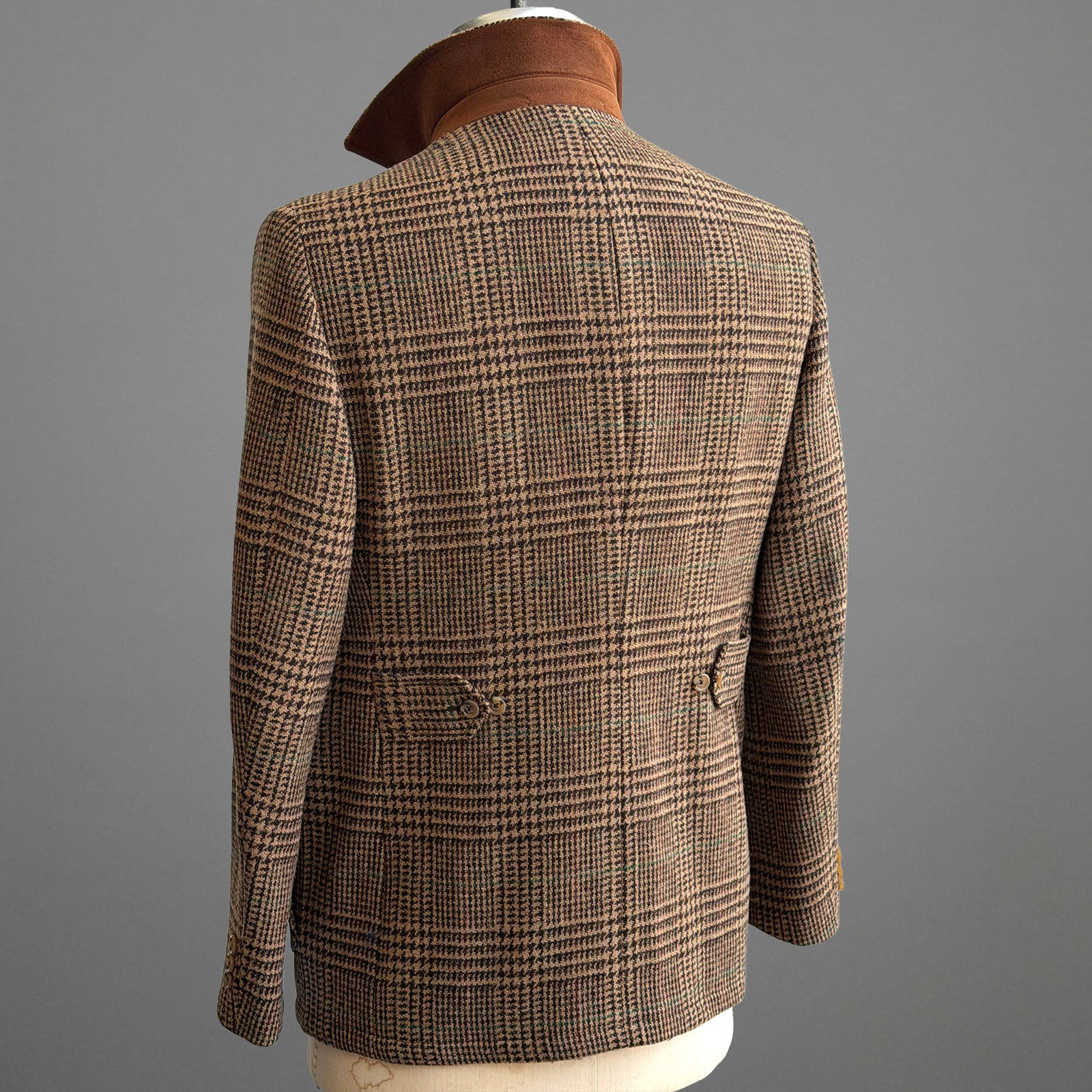 Sample: Toasted Glen Plaid Harris Tweed Ranger Size 40