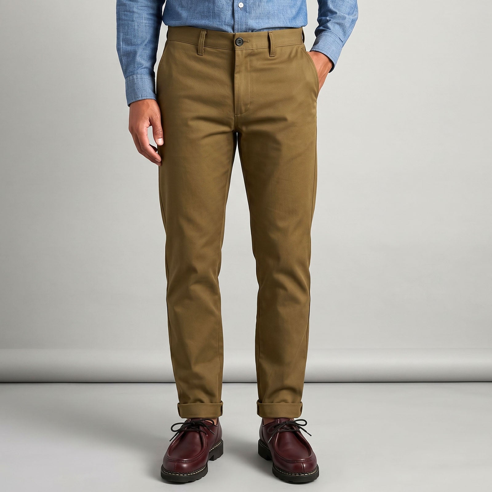 Rivet Chino British Khaki 8oz Italian Twill